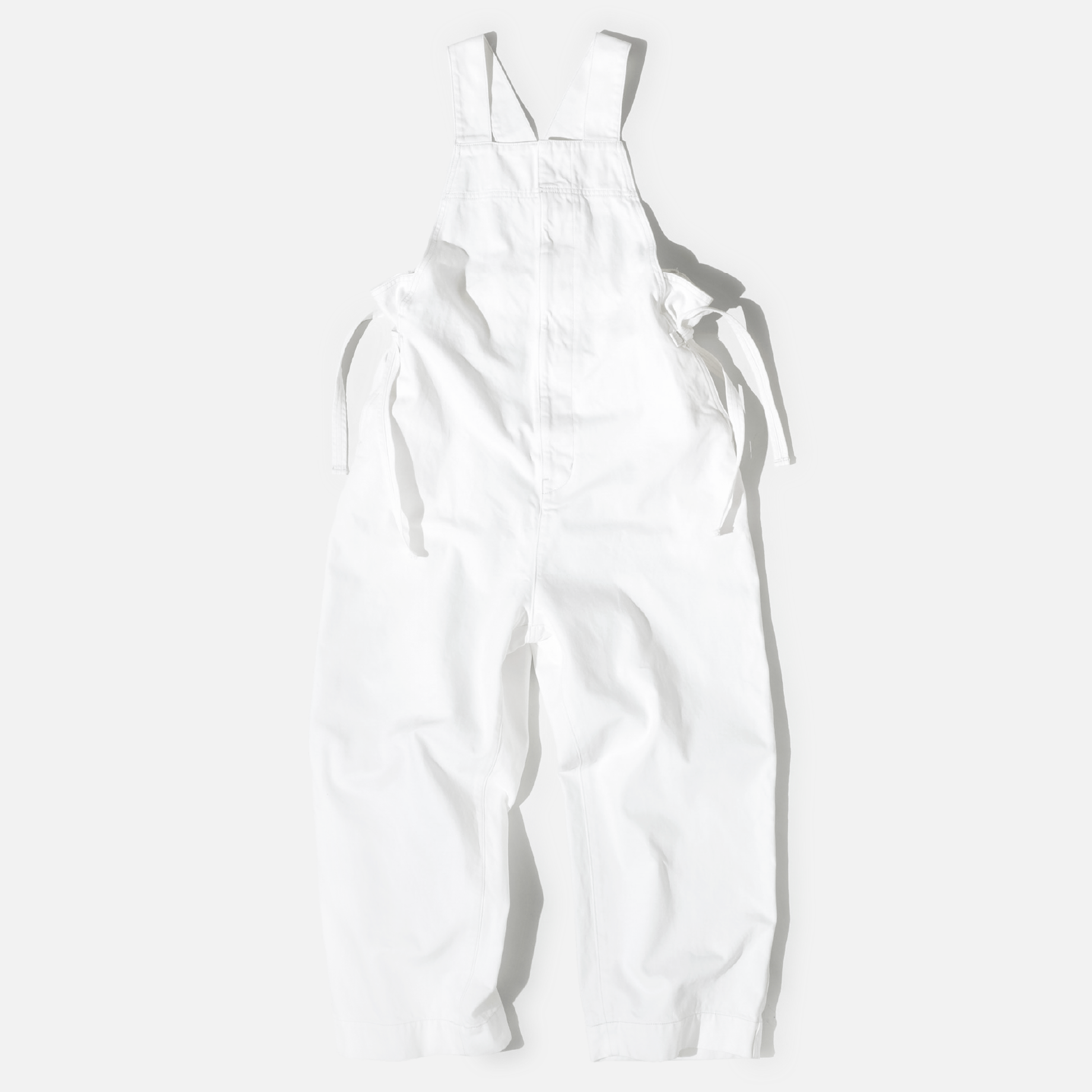 LOOSE FITTING OVERALL(WHITE)