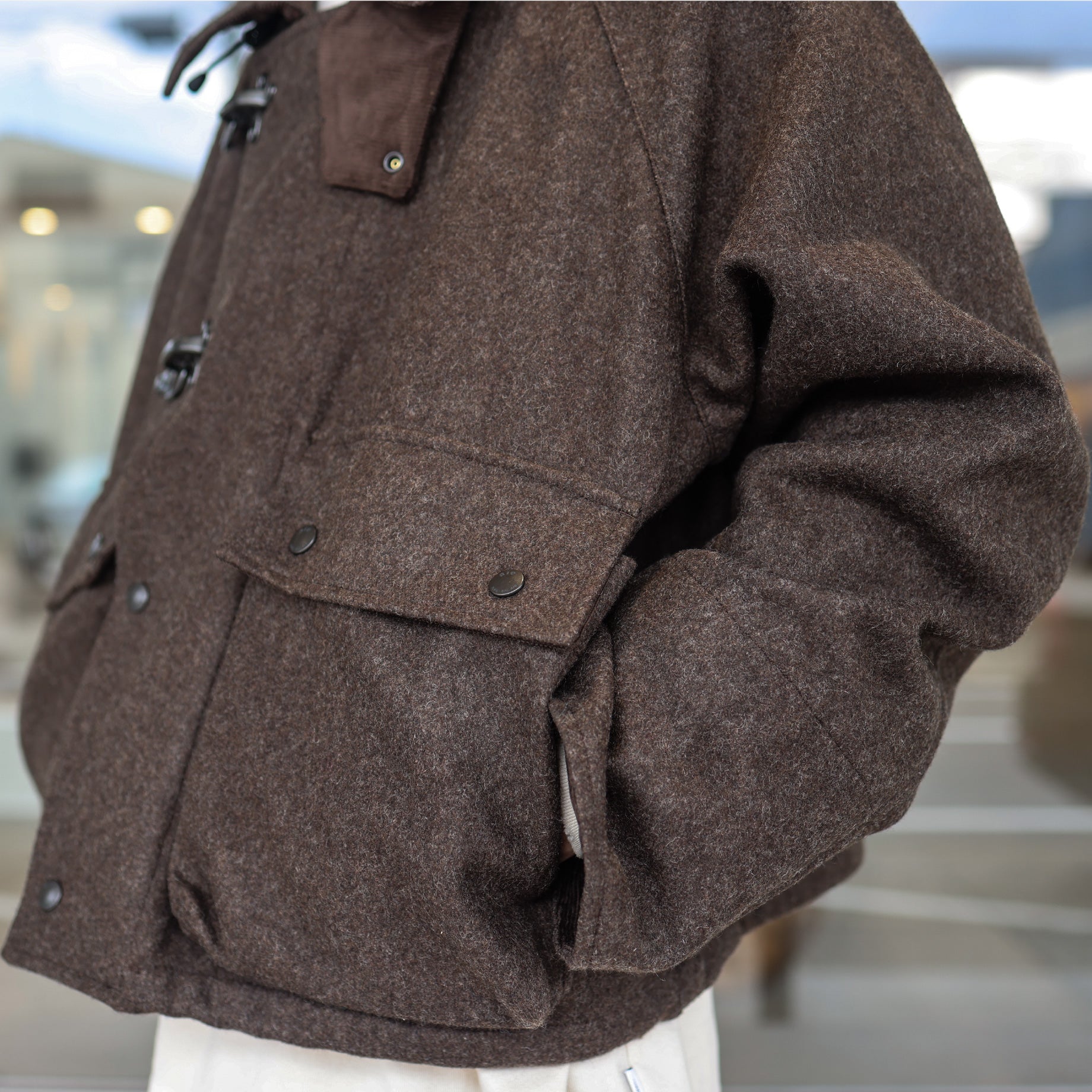 FSG JACKET - WEATHER / PARAFFIN(DK.BROWN)