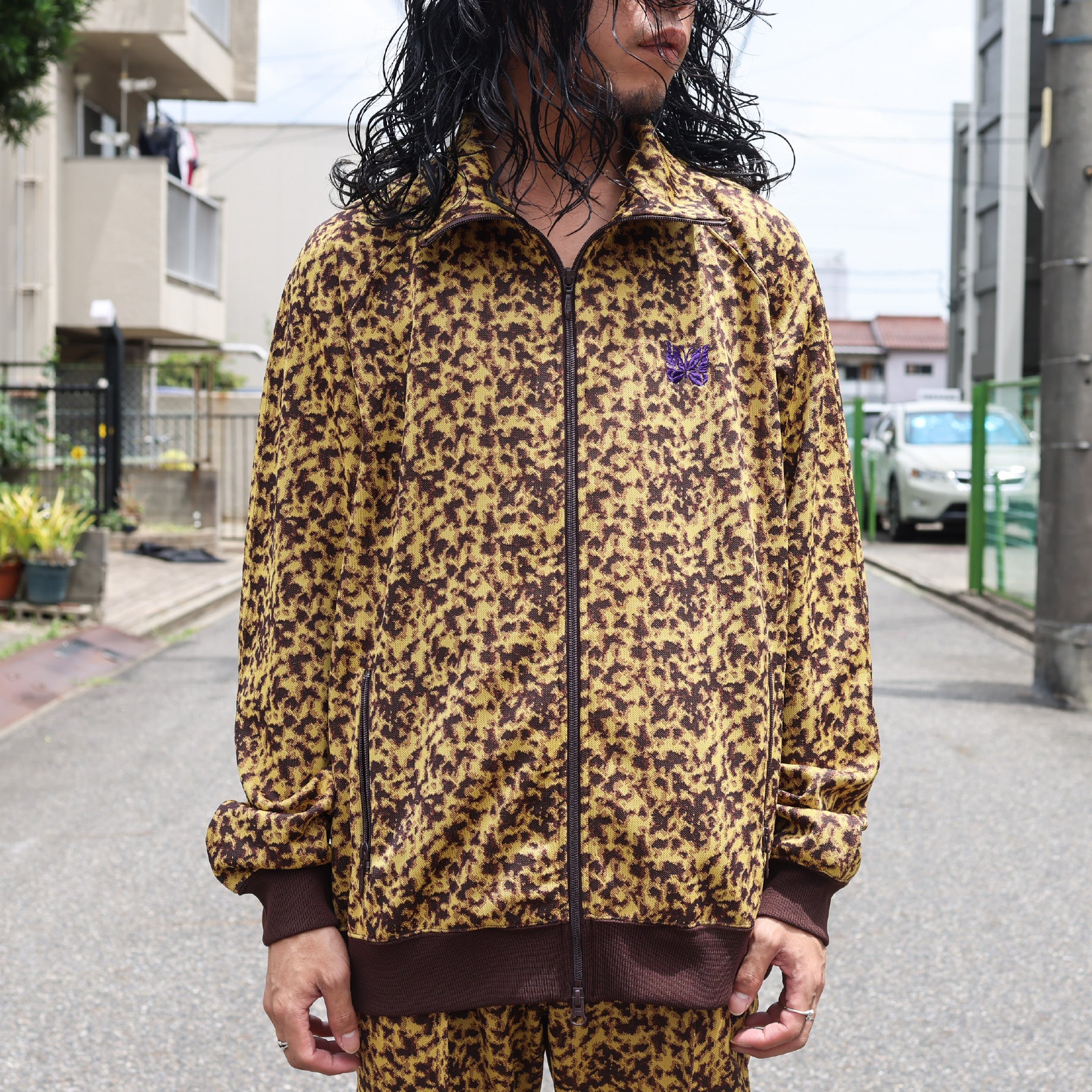 TRACK JACKET - POLY JQ.(AMBER)