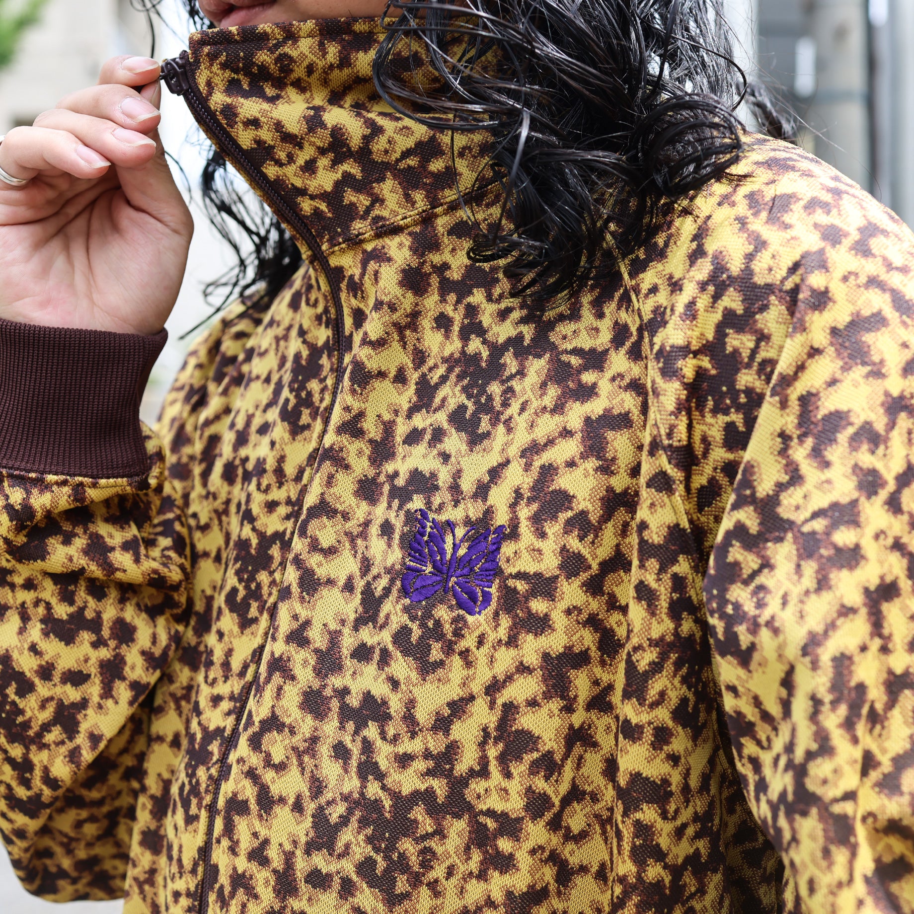 TRACK JACKET - POLY JQ.(AMBER)