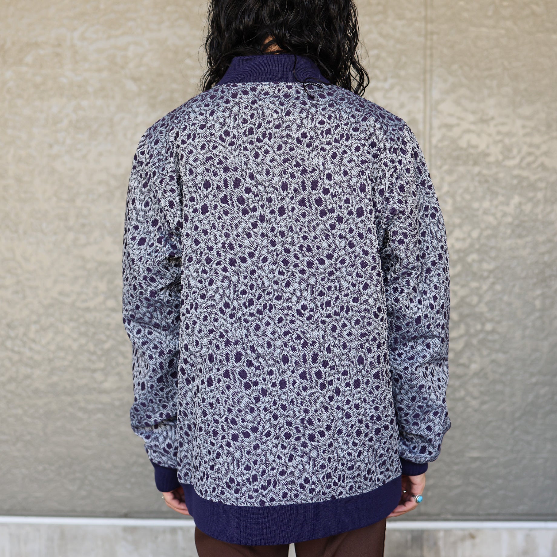 B.B. JACKET - PE/AC/W PEACOCK JQ.(PURPLE)