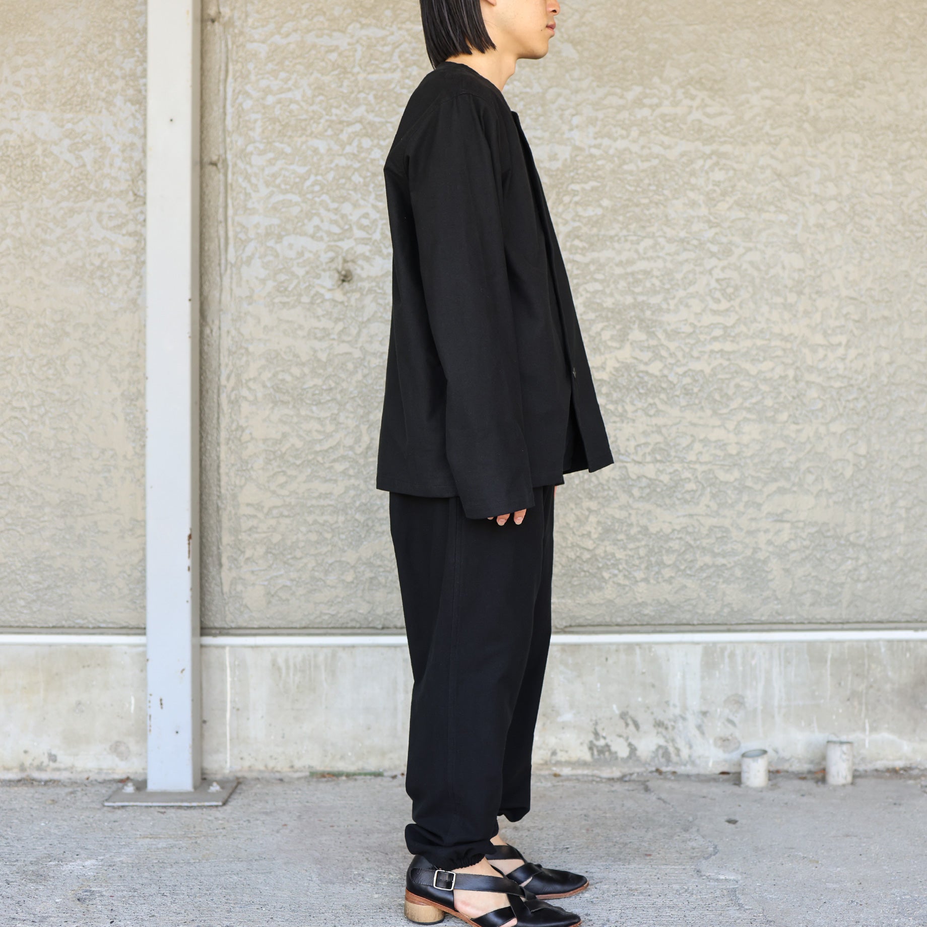 PAJAMA SET - COTTON FLANNEL(BLACK)