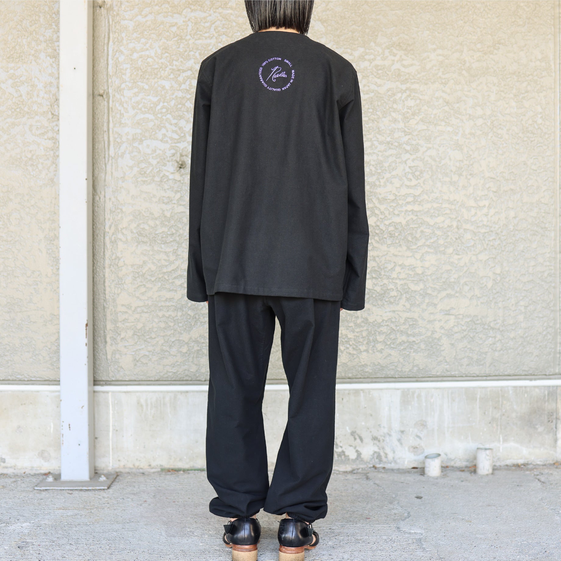 PAJAMA SET - COTTON FLANNEL(BLACK)