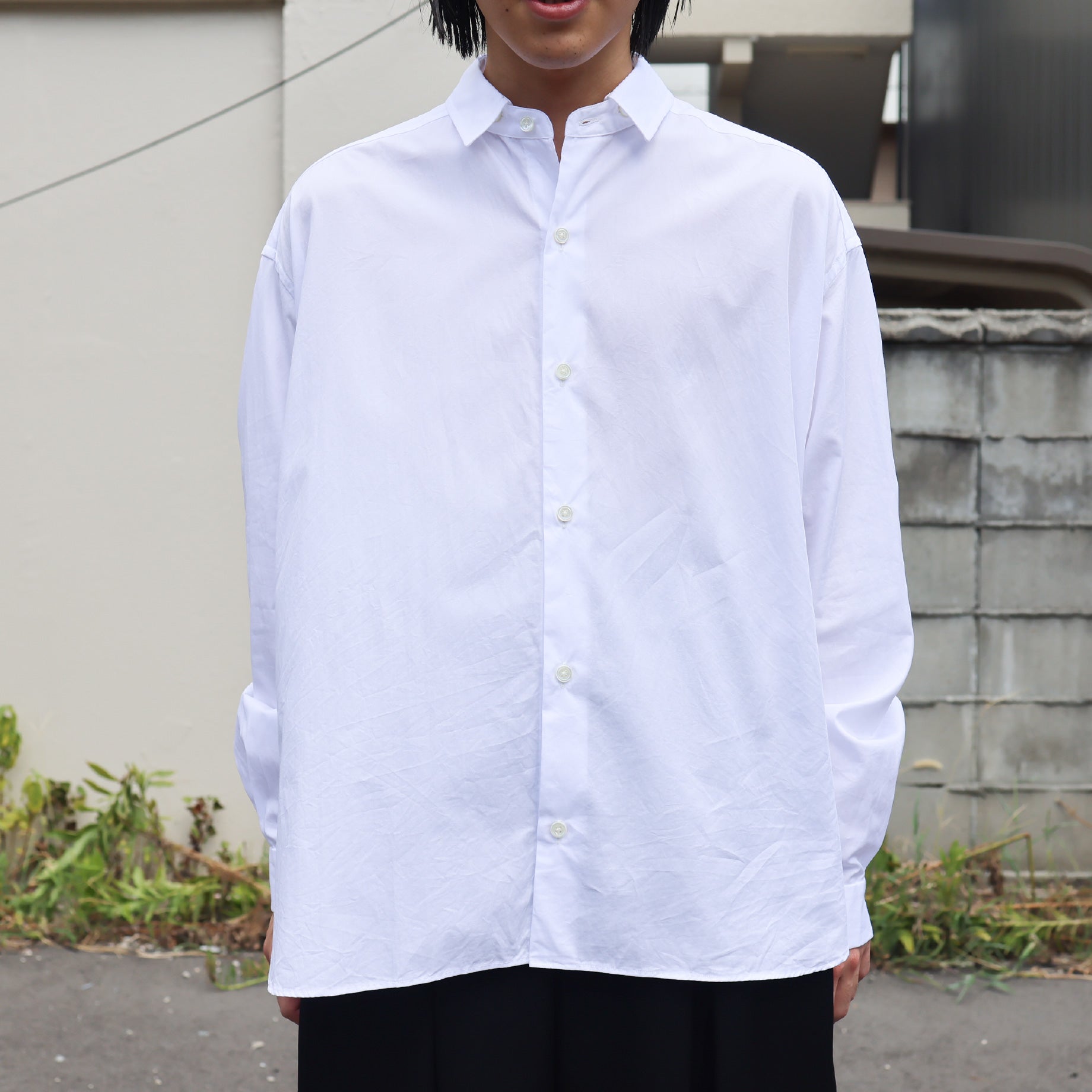 FINE TWILL SH(WHITE)