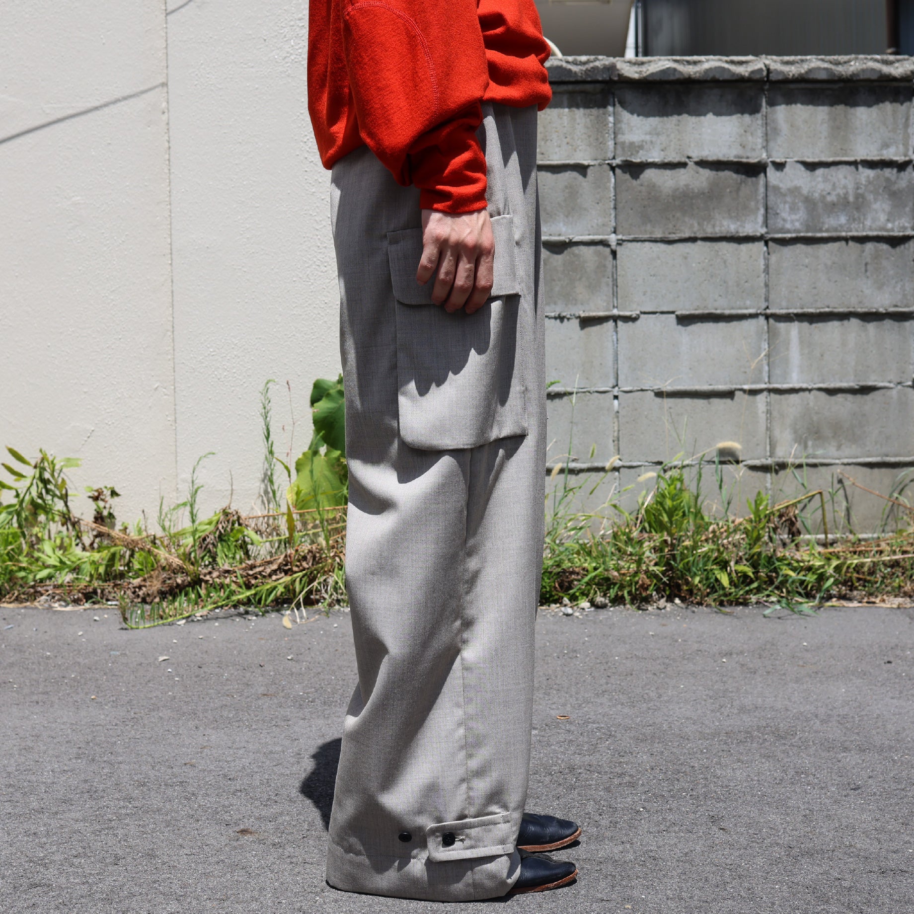 WOOL TWILL CRAFT PT(NATURAL)