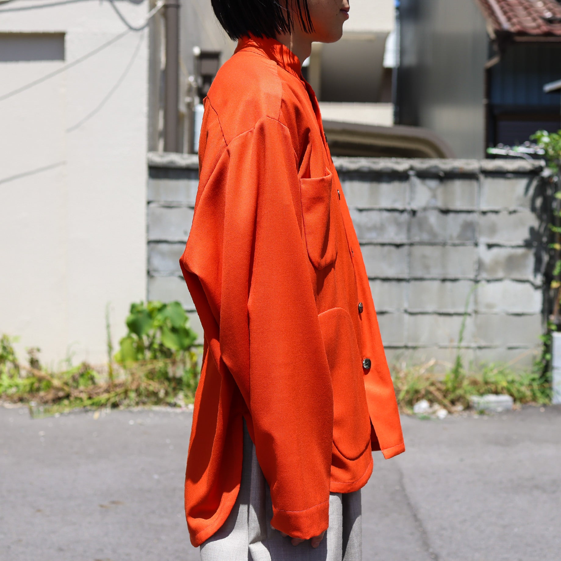 WOOL TWILL CPO(ORANGE)