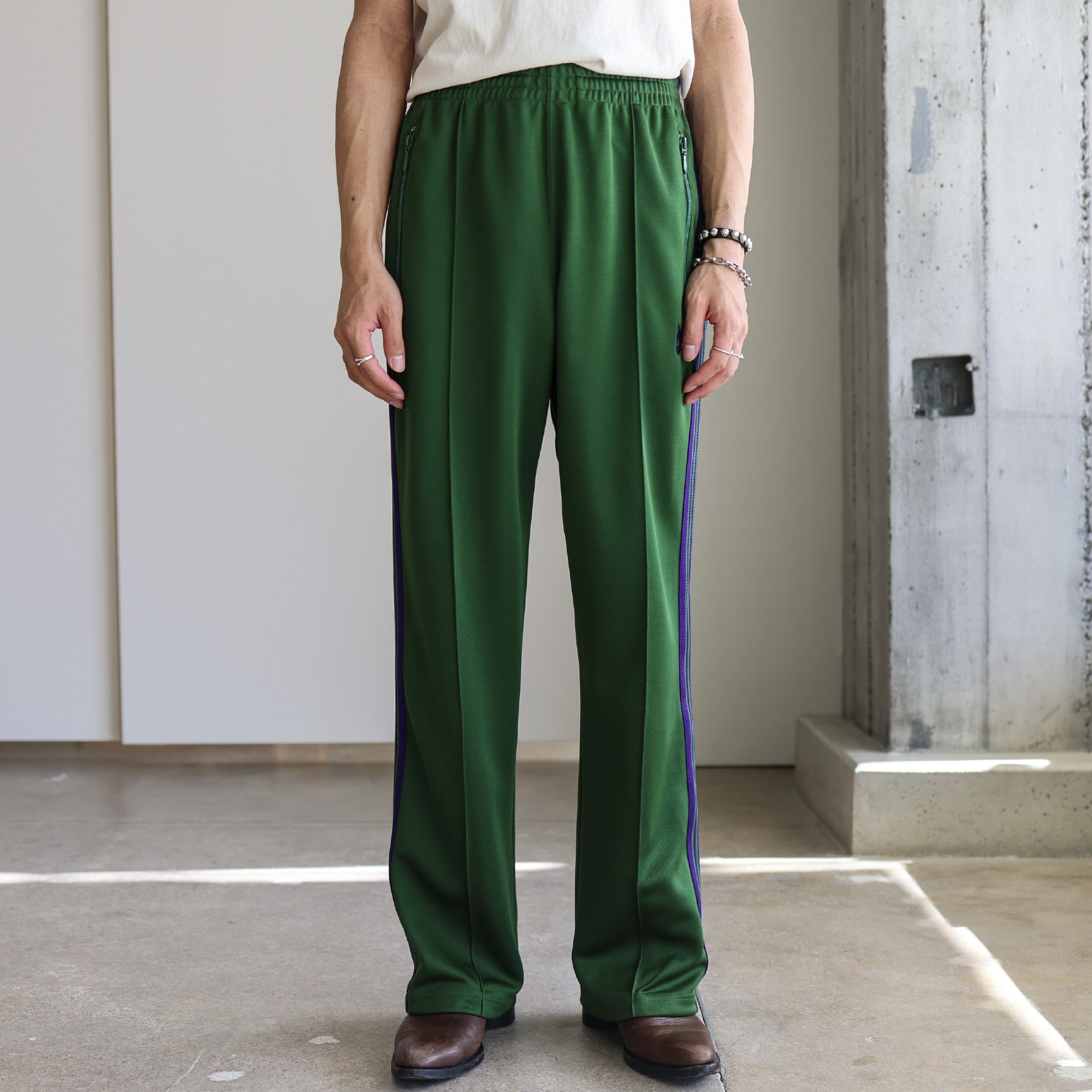TRACK PANT - POLY SMOOTH(IVY GREEN)
