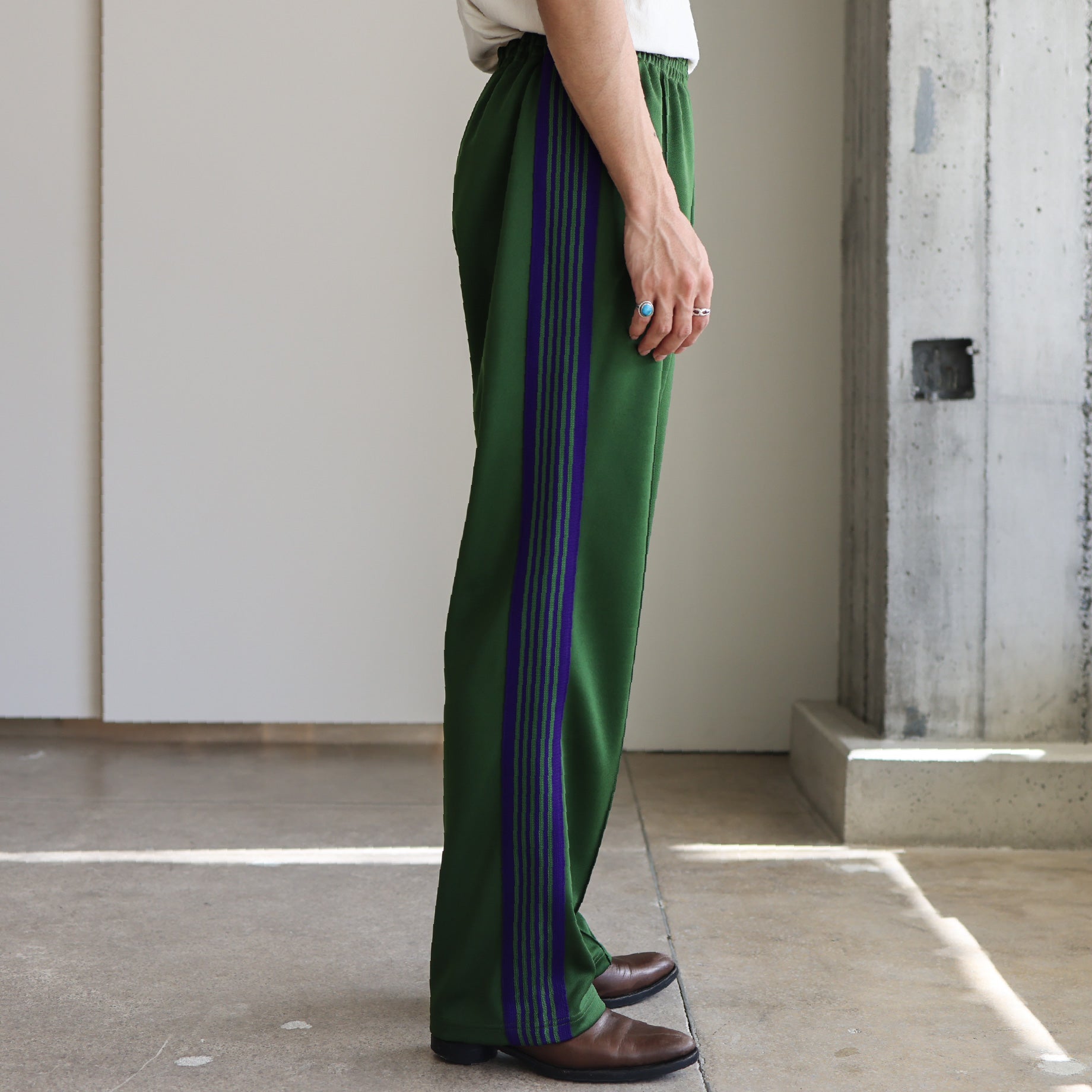 TRACK PANT - POLY SMOOTH(IVY GREEN)