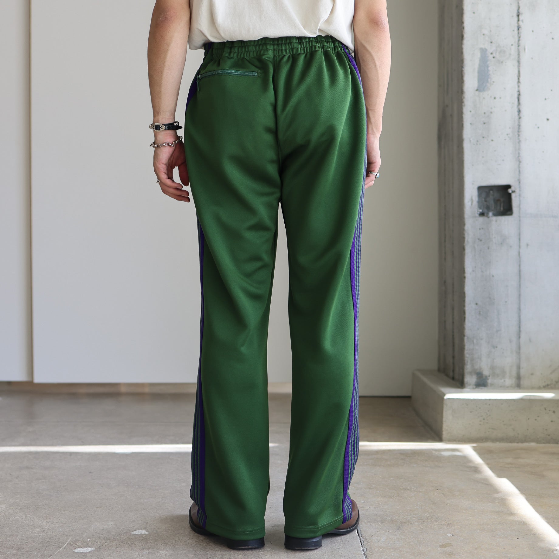 TRACK PANT - POLY SMOOTH(IVY GREEN)