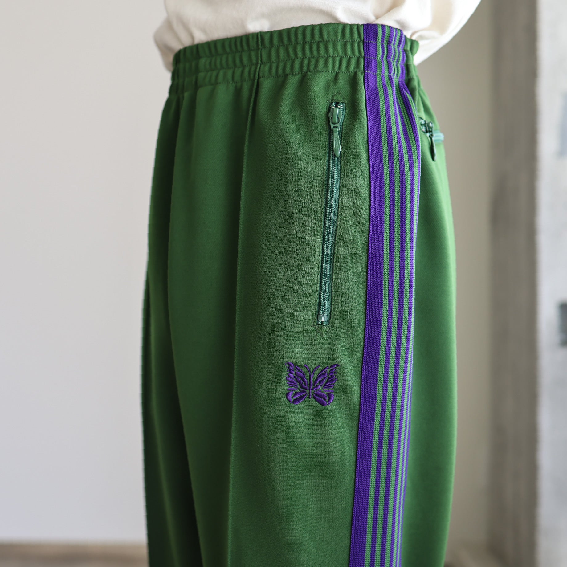 TRACK PANT - POLY SMOOTH(IVY GREEN)
