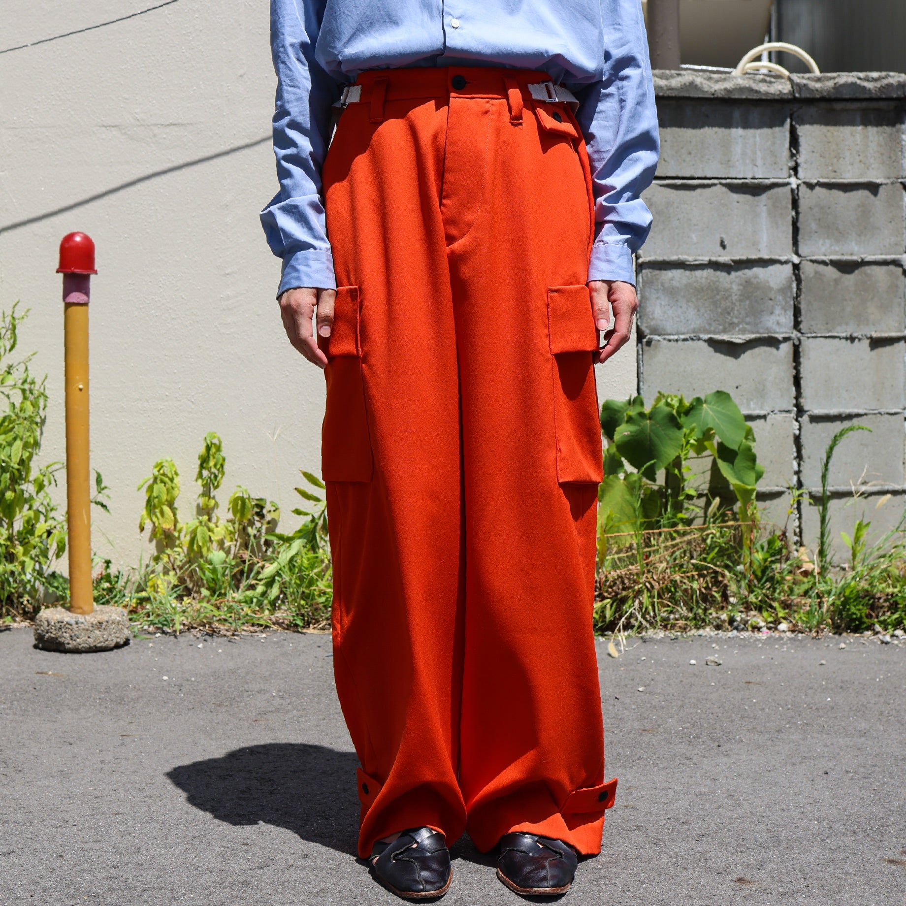 WOOL TWILL CRAFT PT(ORANGE)