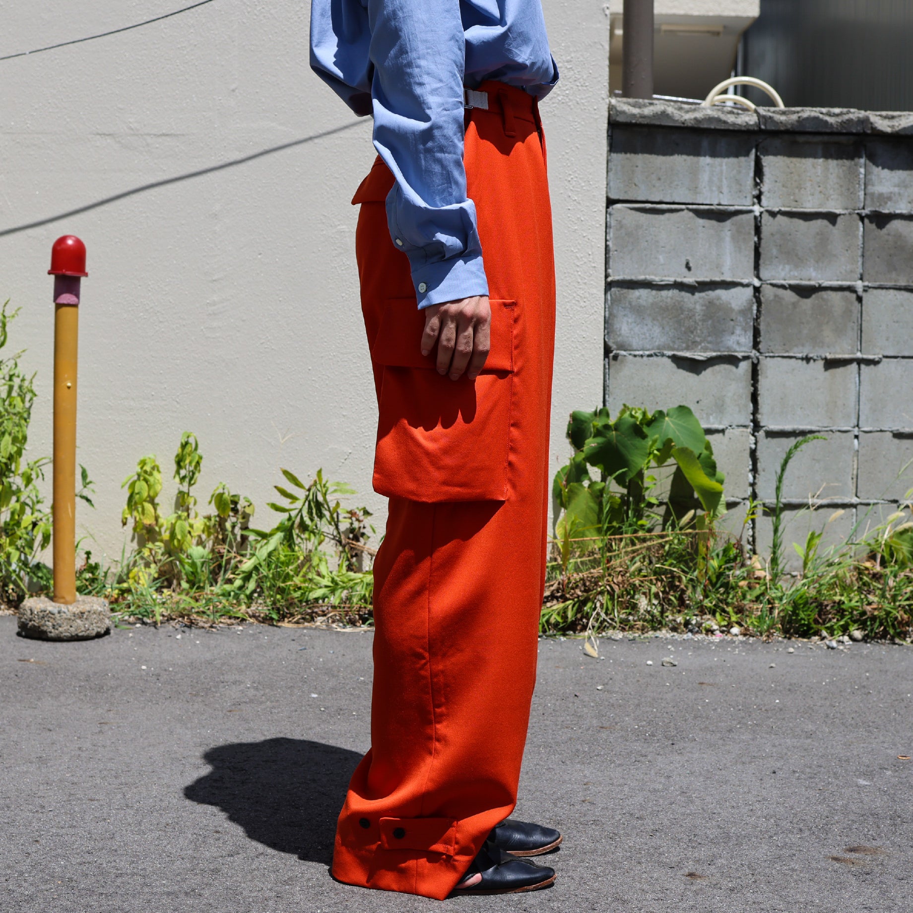 WOOL TWILL CRAFT PT(ORANGE)