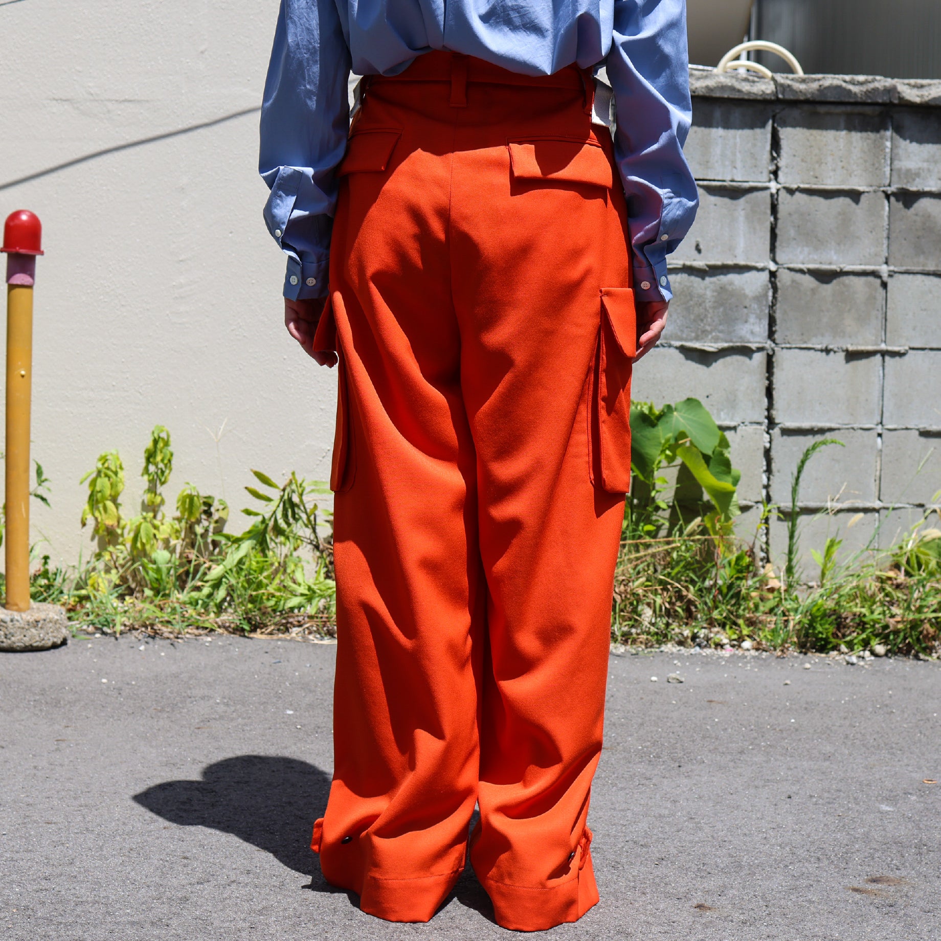 WOOL TWILL CRAFT PT(ORANGE)