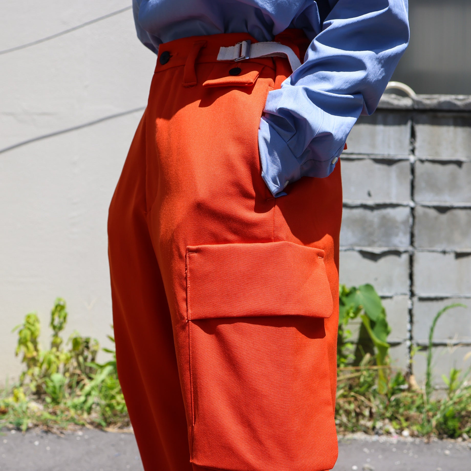 WOOL TWILL CRAFT PT(ORANGE)