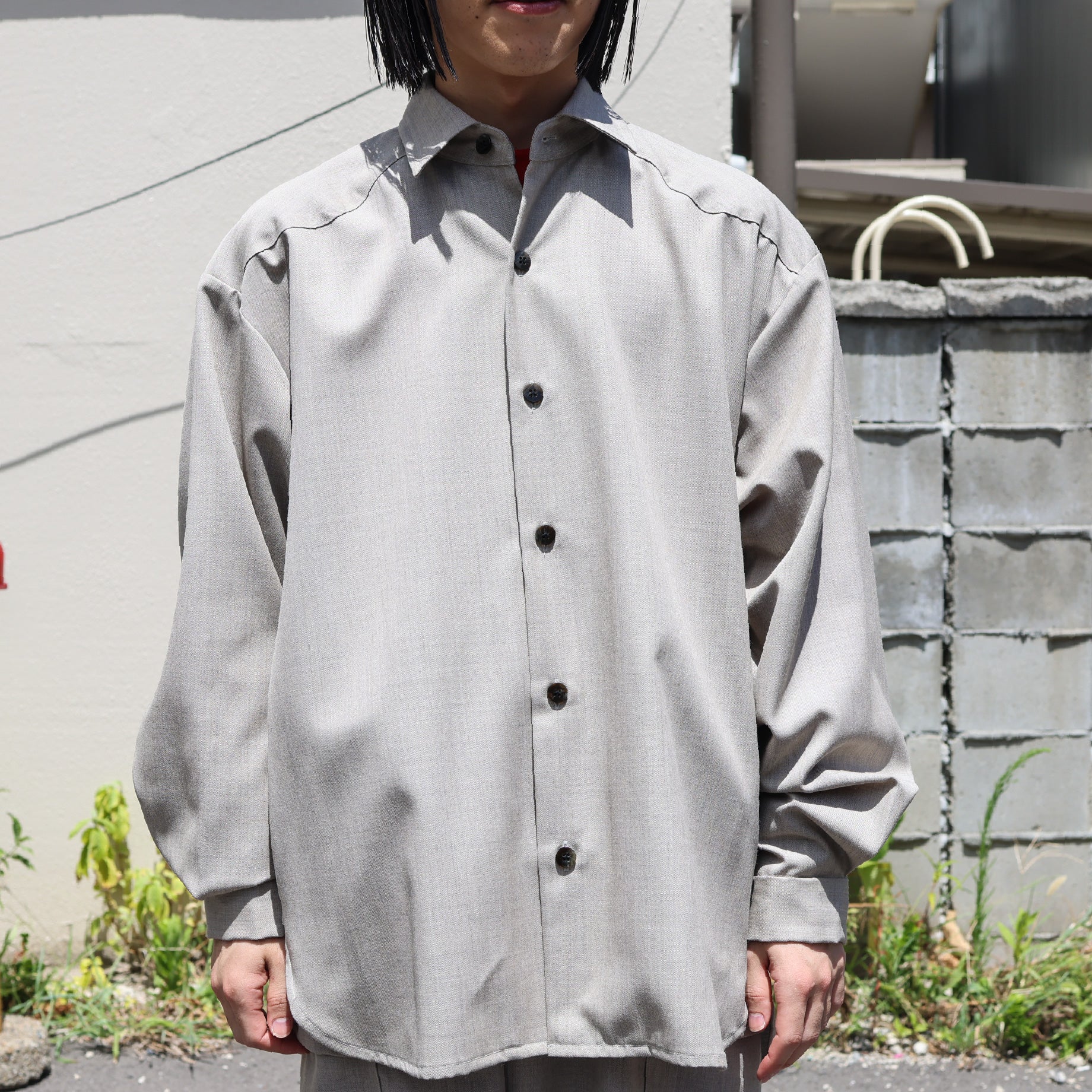 WOOL TWILL WESTERN(NATURAL)