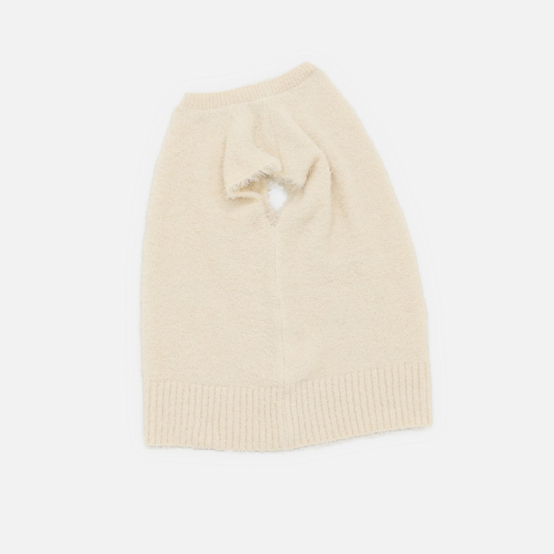 FUR VEST(WHITE)