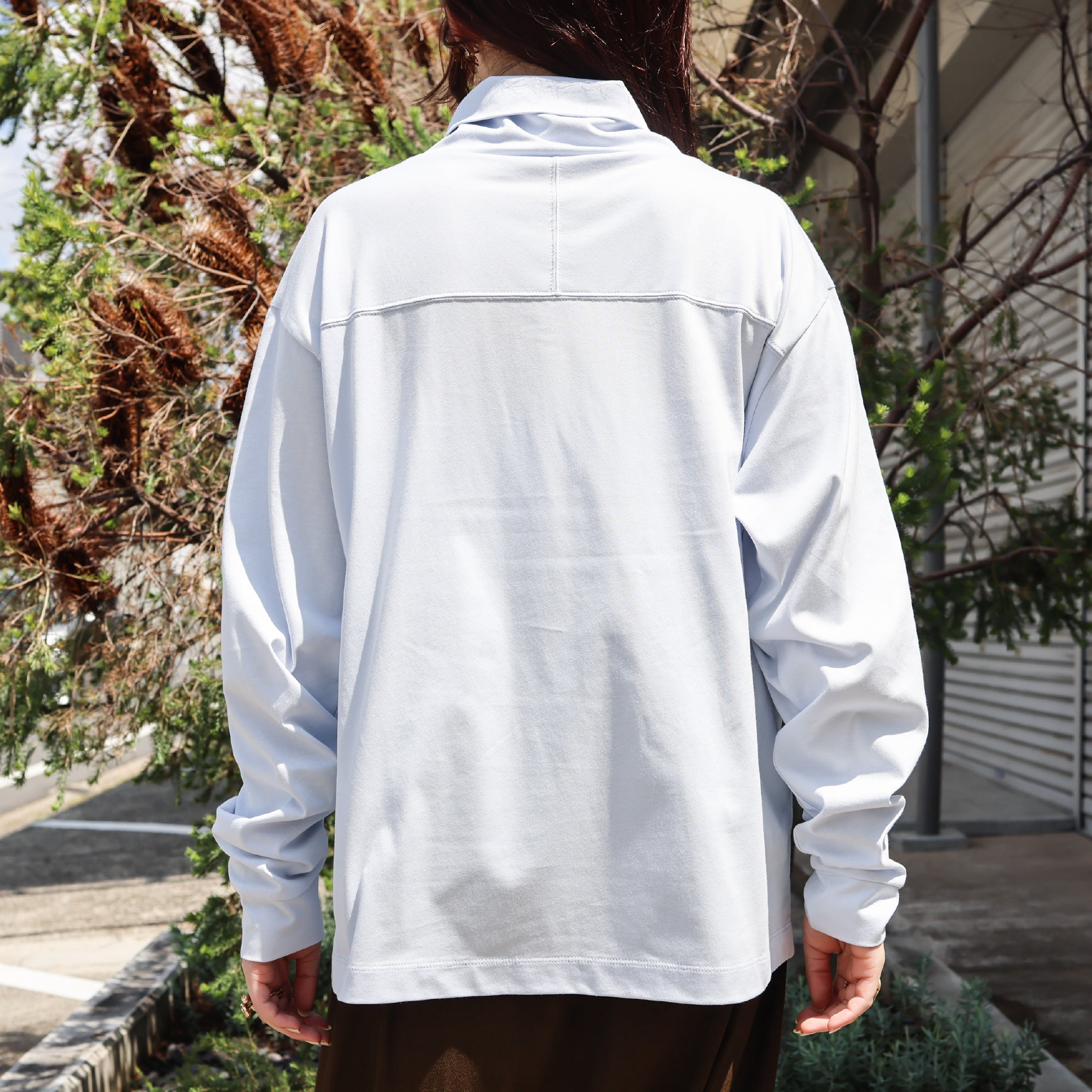 HIGHNECK PULLOVER(SAX BLUE)