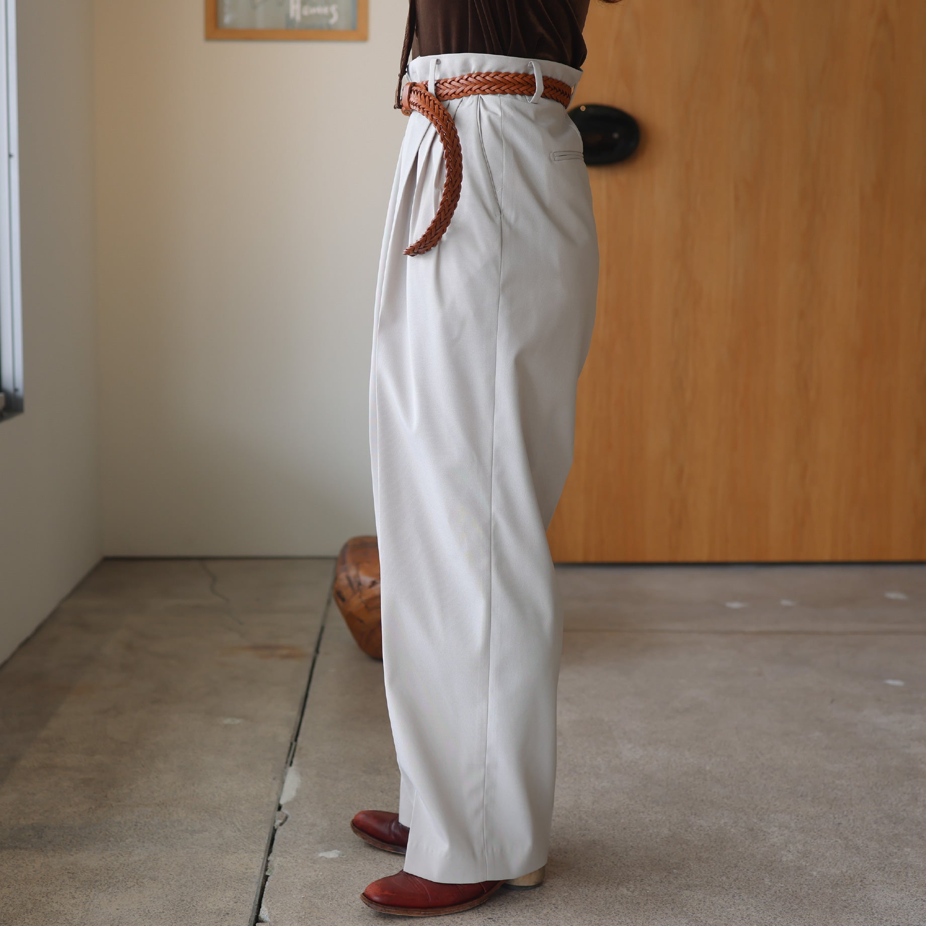 3TUCK PANTS(IVORY)