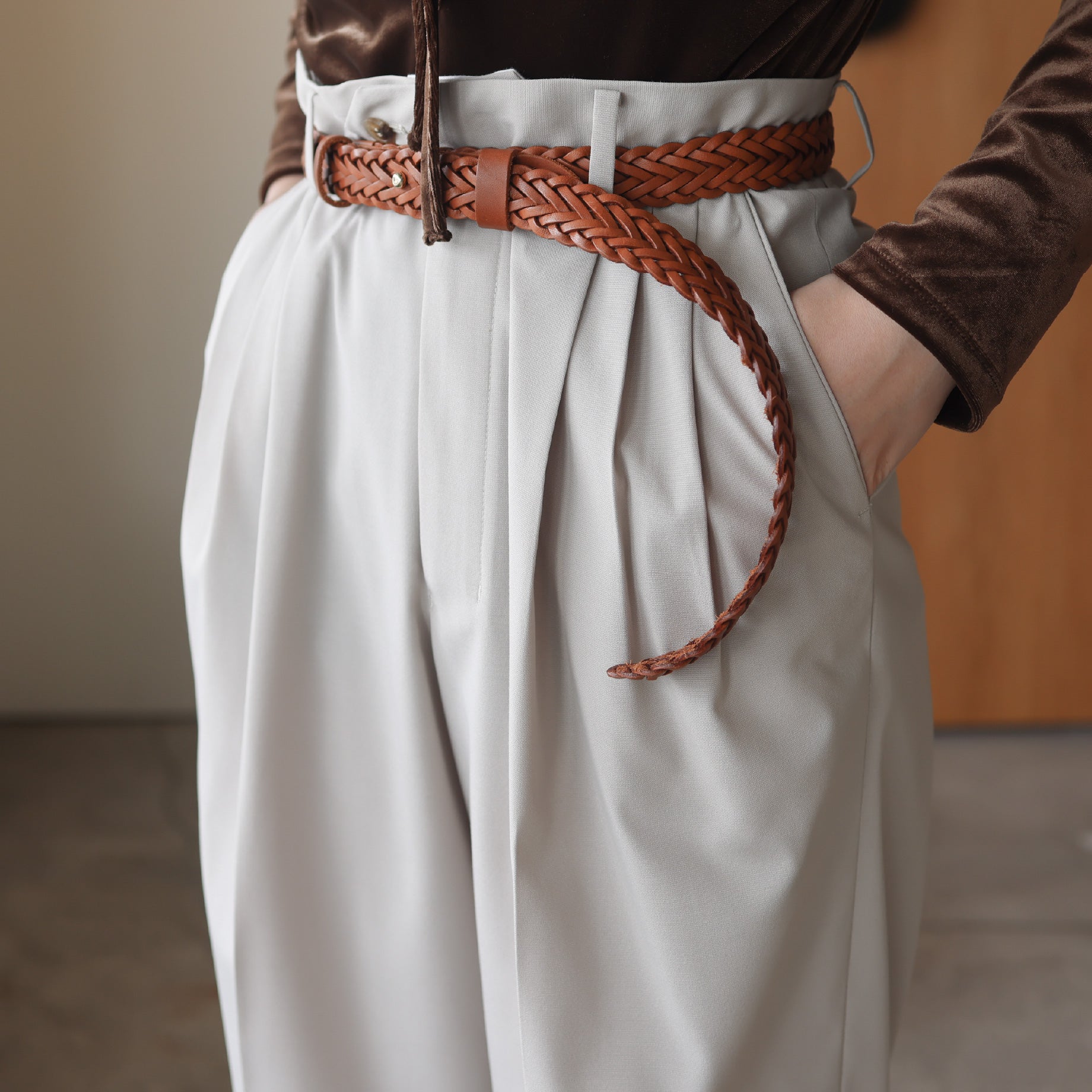3TUCK PANTS(IVORY)