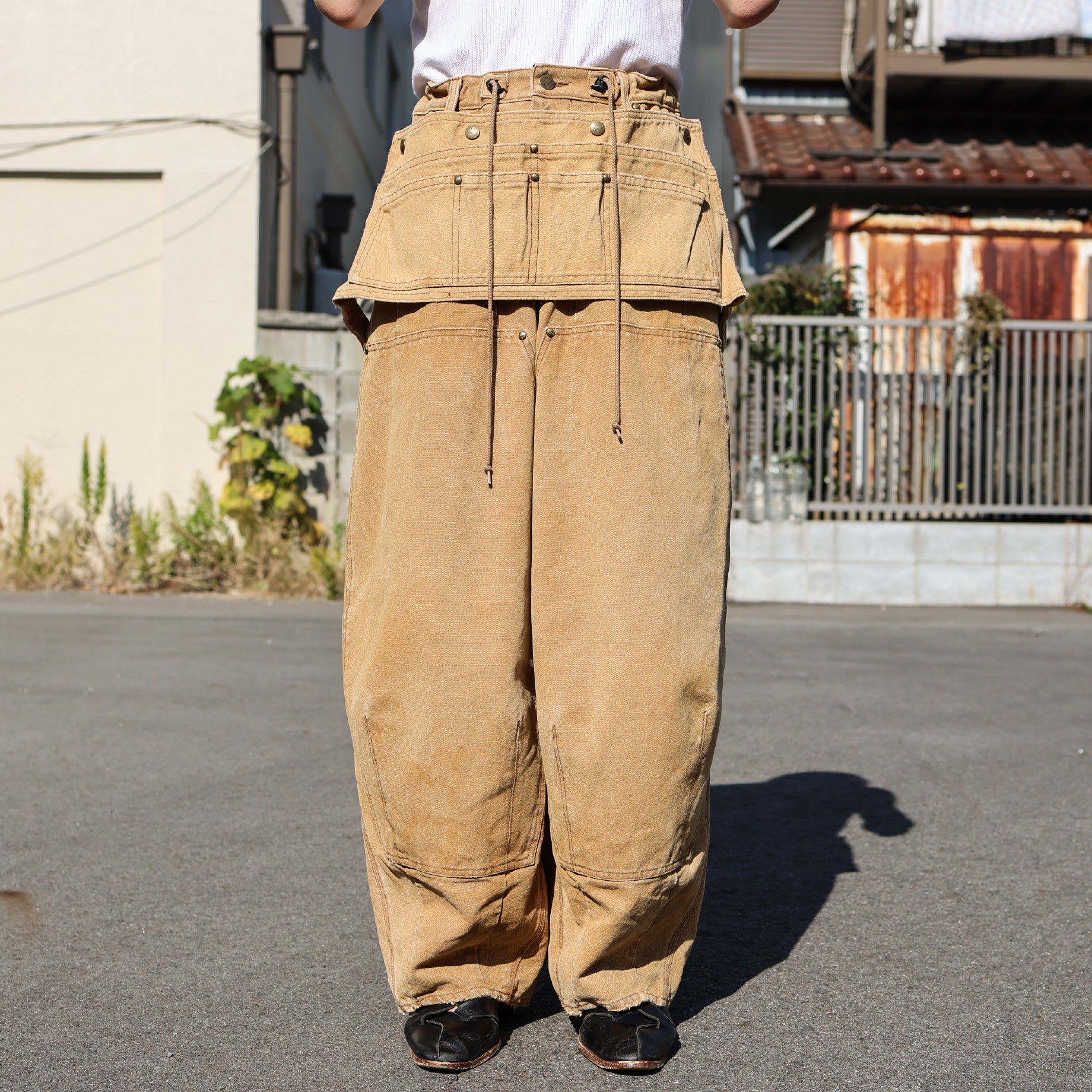 H.D PANT - APRON / 16OZ COTTON CANVAS (BROWN)