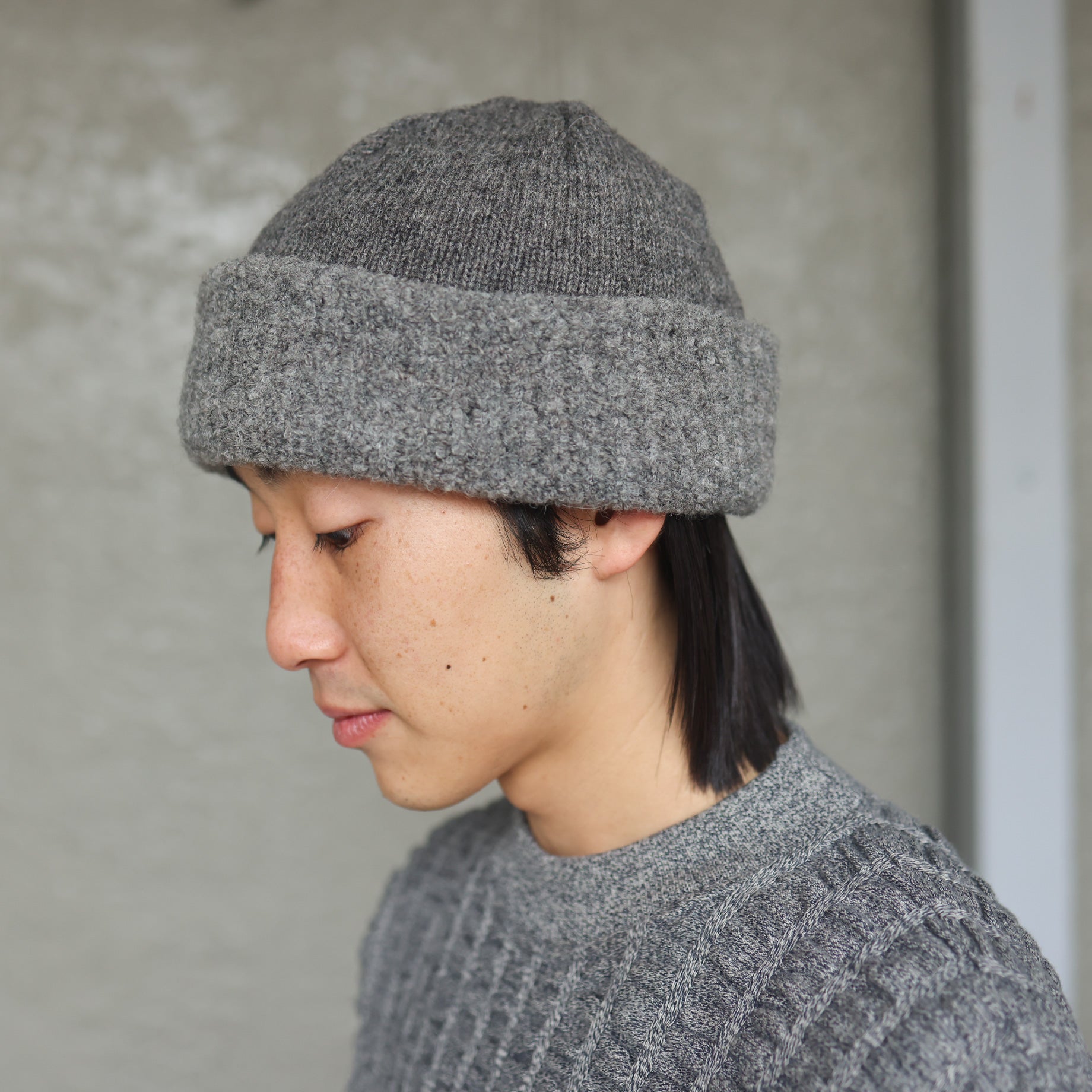 WO/AL KNIT CAP (GRAY)