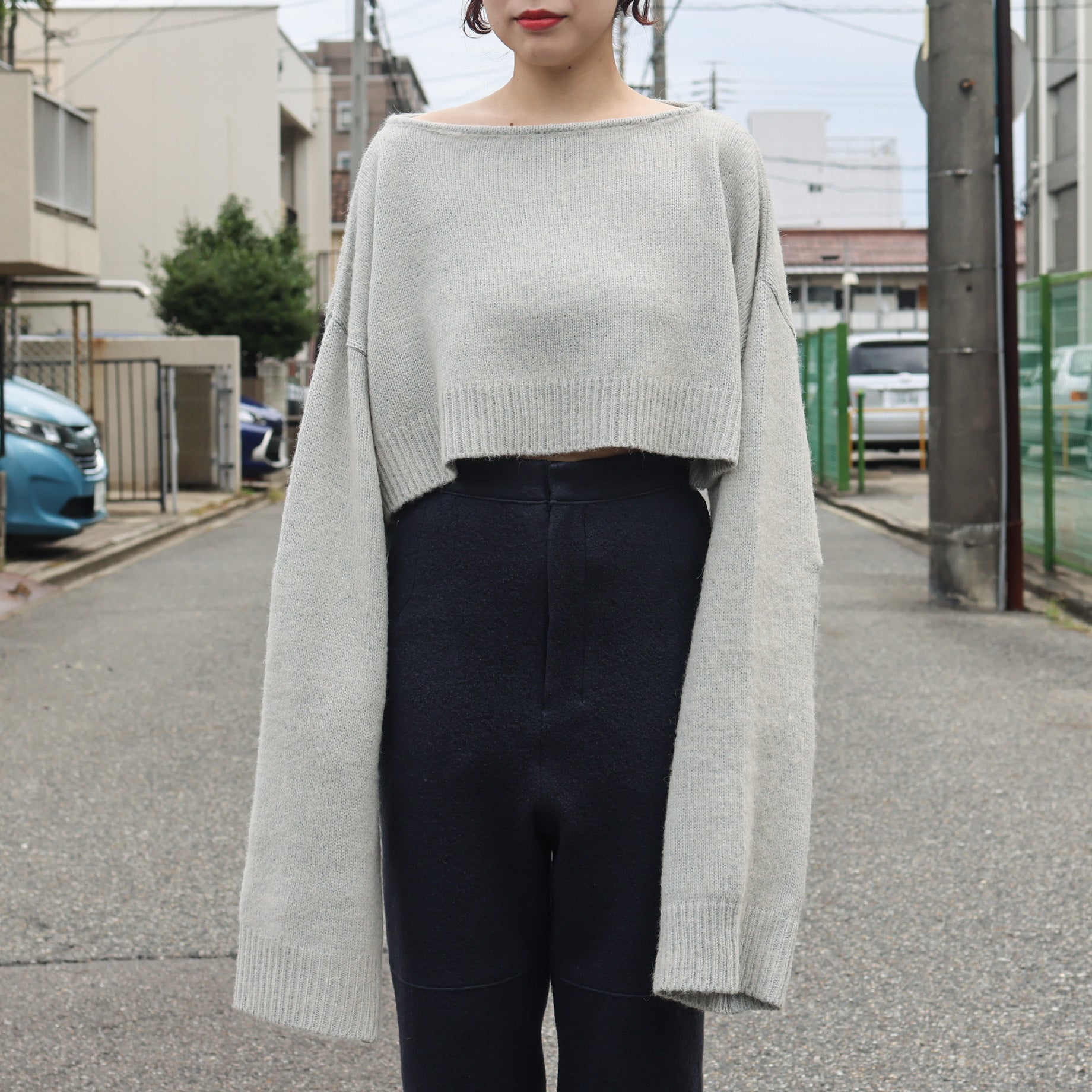 KNIT MUFFLER(IVORY)