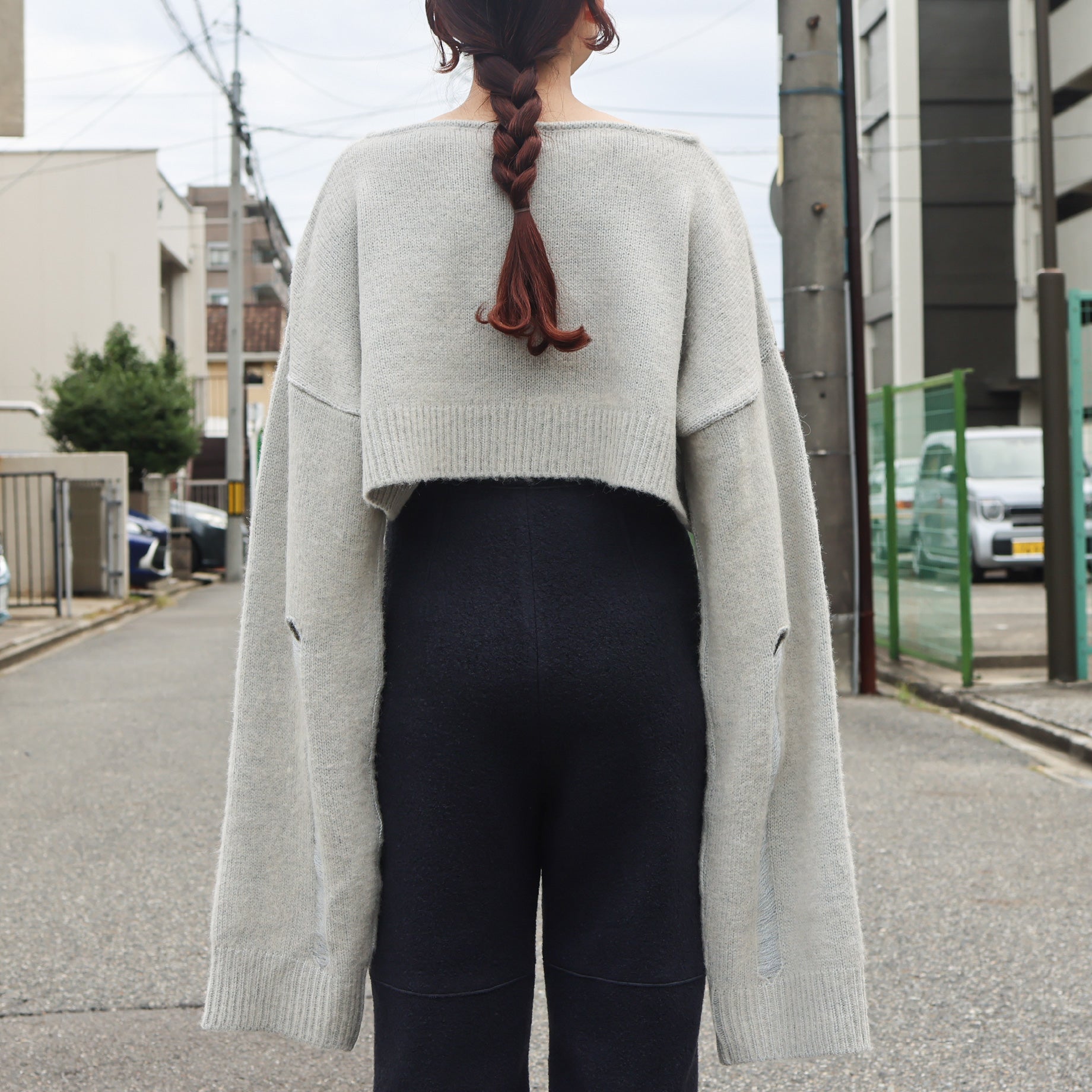 KNIT MUFFLER(IVORY)