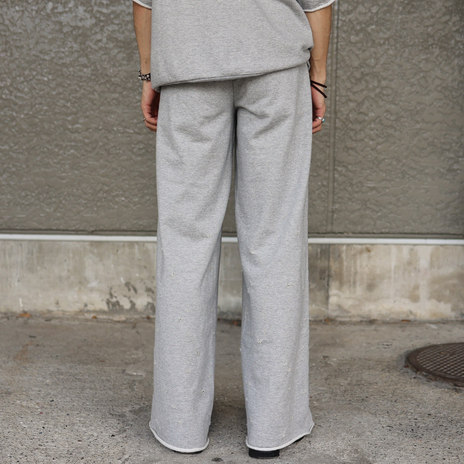 BAGGY SWEAT PANTS(GRAY)