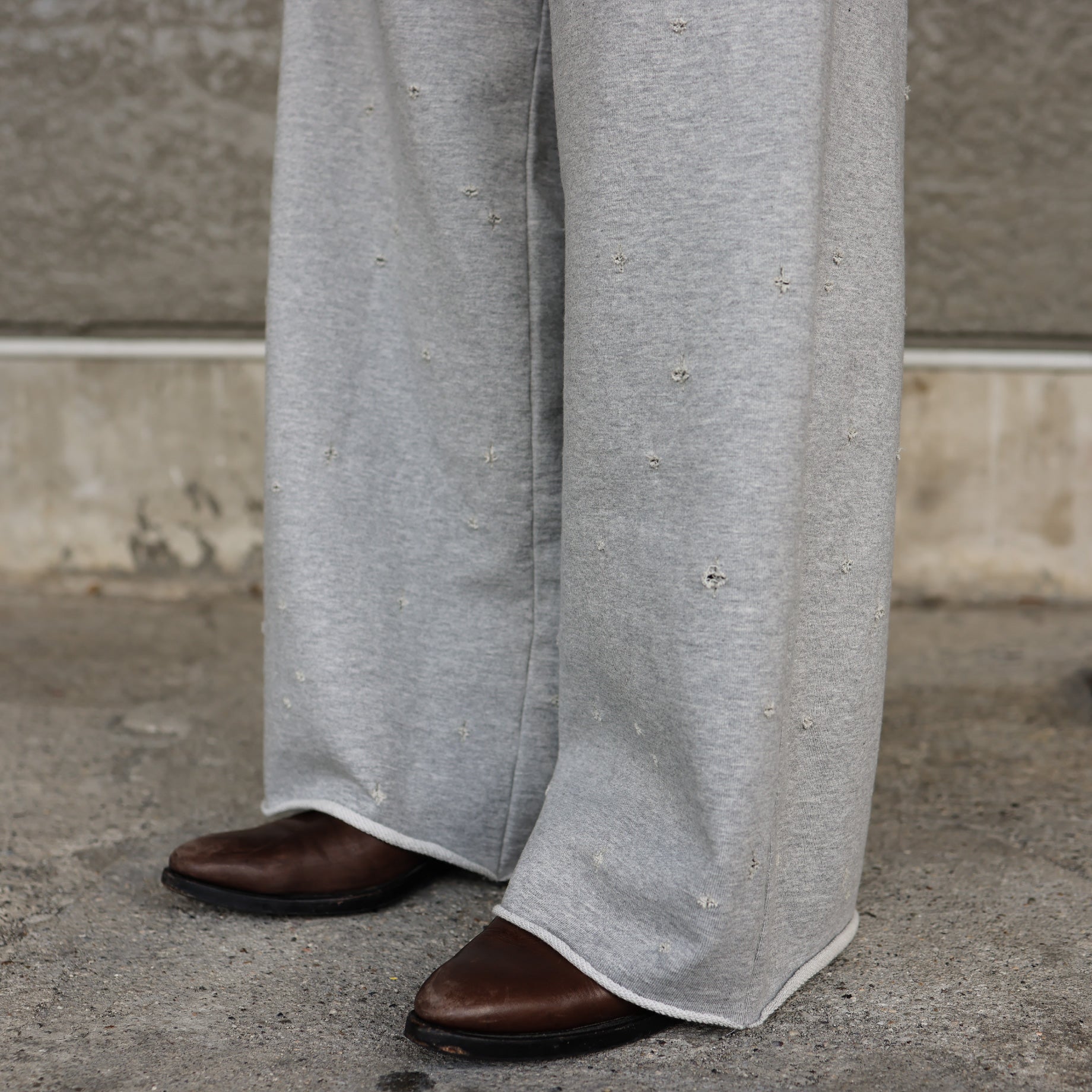 BAGGY SWEAT PANTS(GRAY)