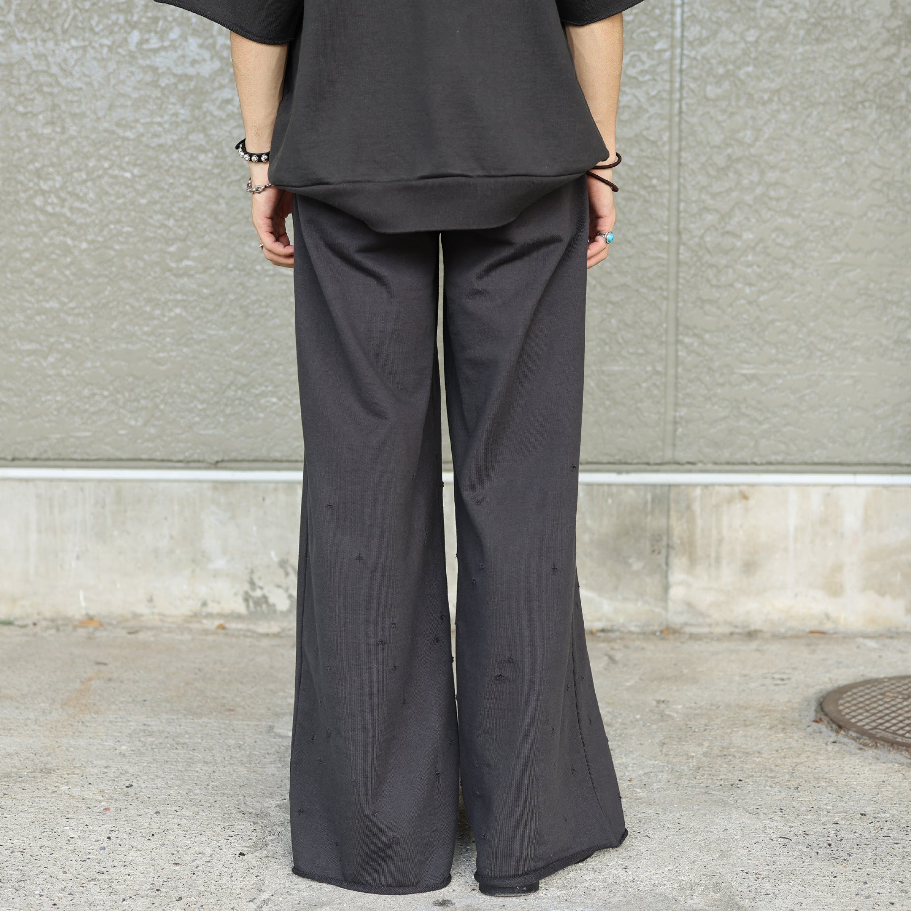 BAGGY SWEAT PANTS(BLACK)