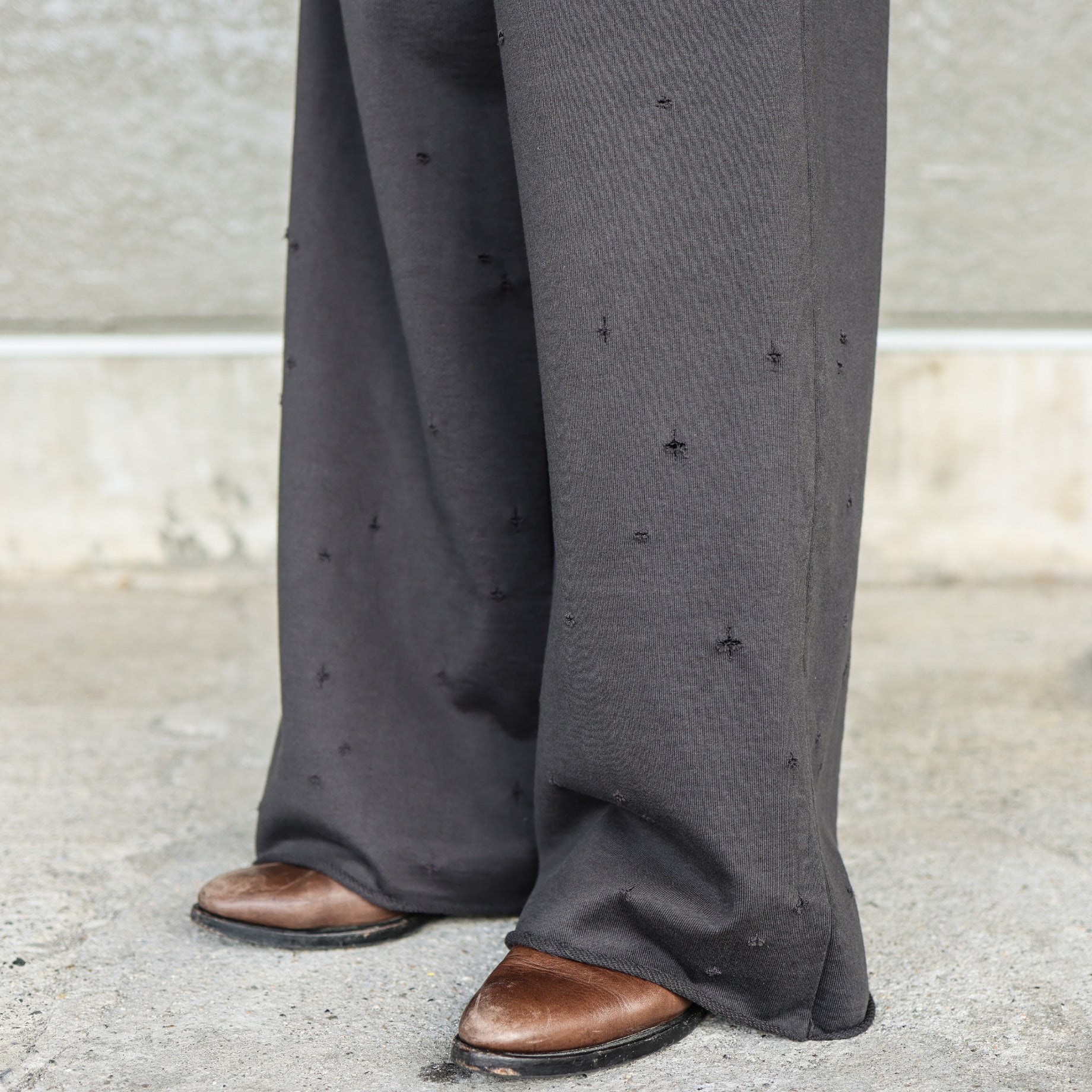 BAGGY SWEAT PANTS(BLACK)