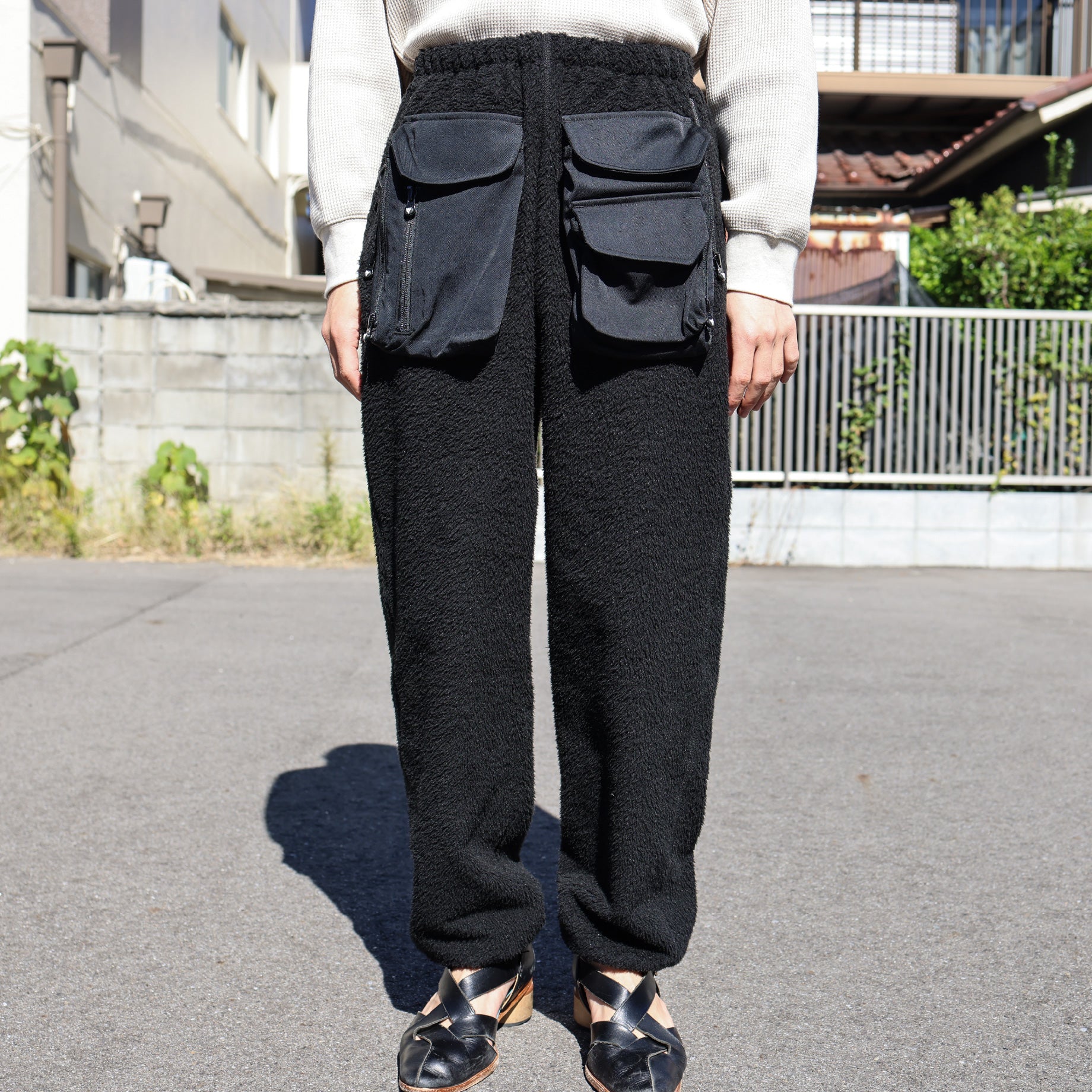 TENKARA TROUT SWEAT PANT - POLY FLEECE (BLACK)