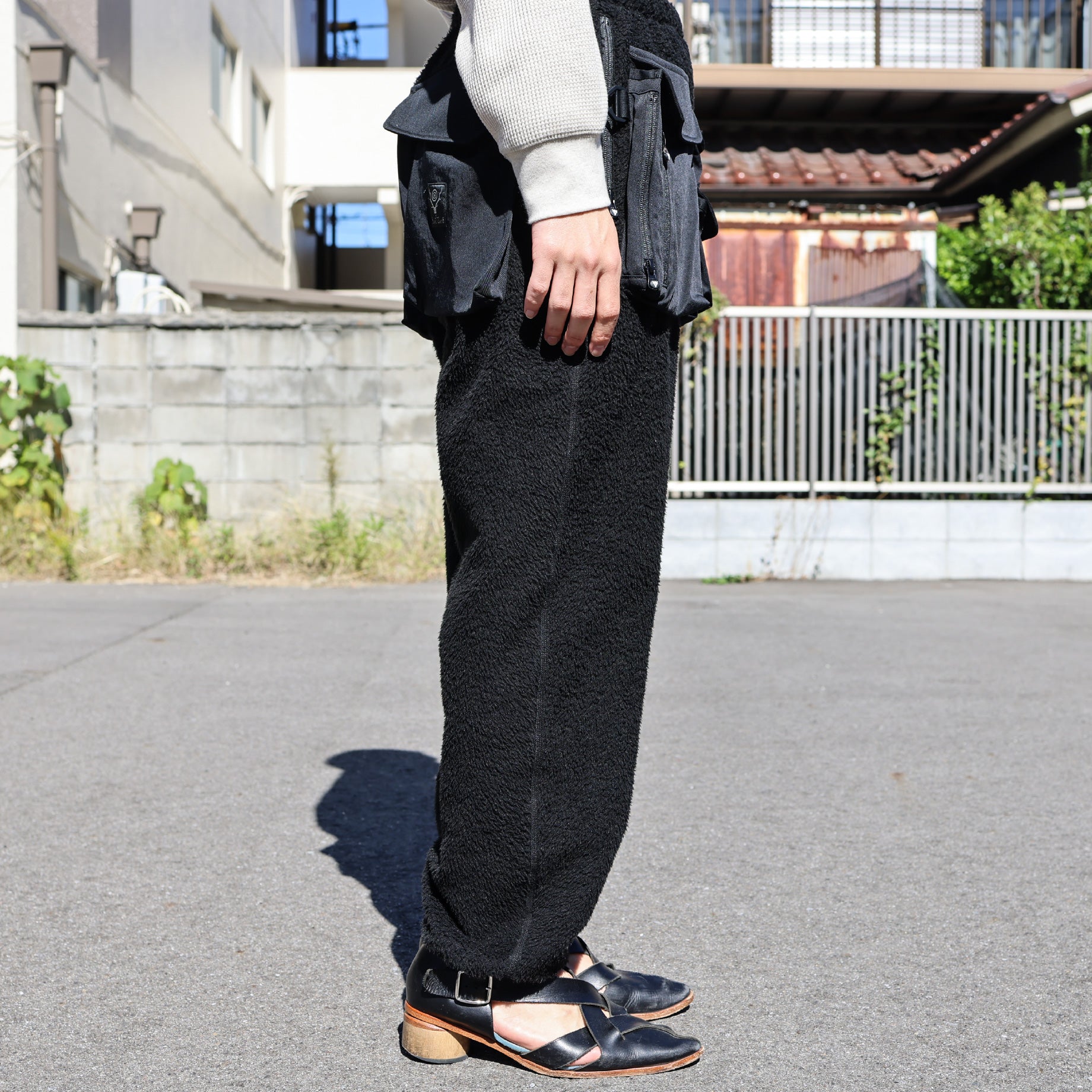 TENKARA TROUT SWEAT PANT - POLY FLEECE (BLACK)