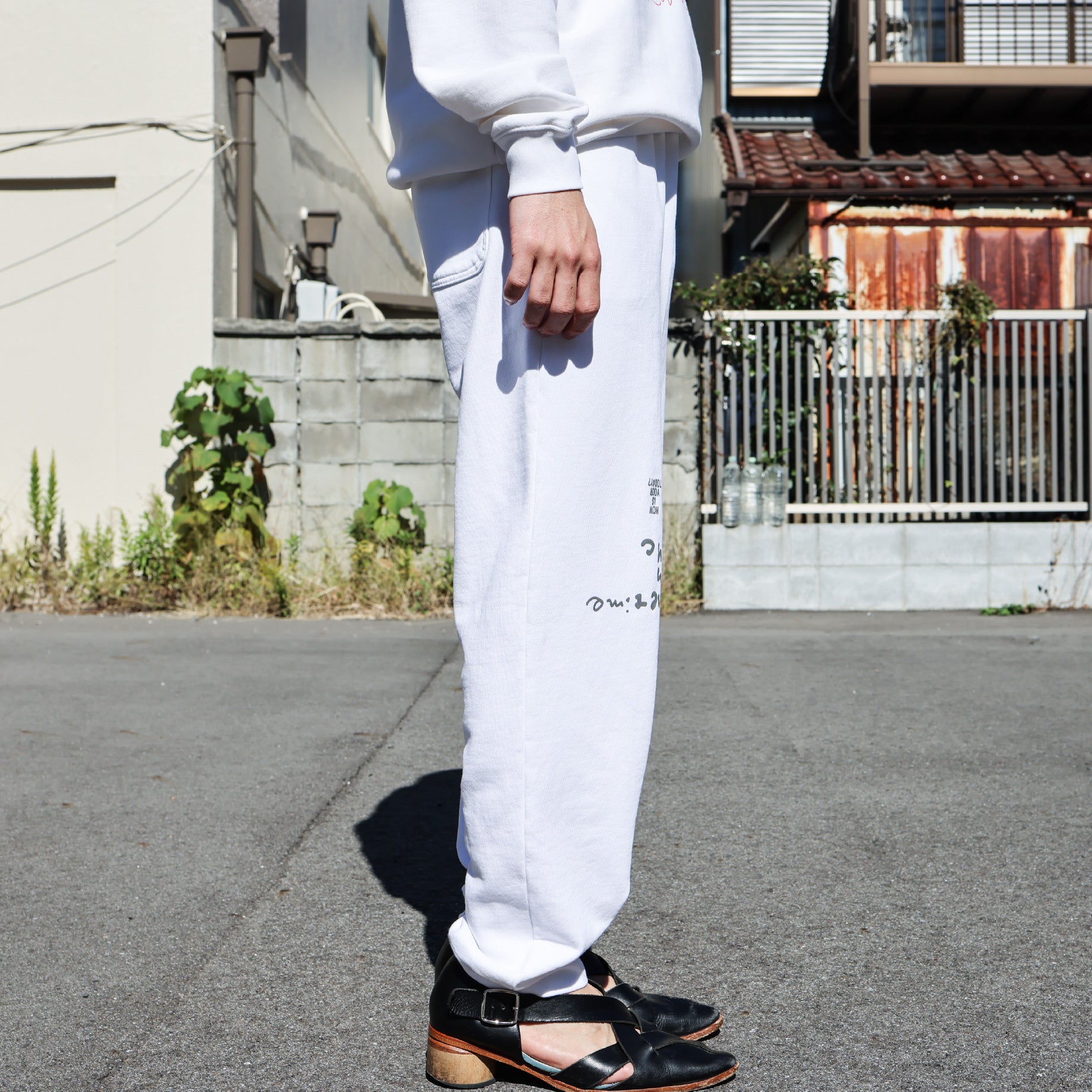 NYC #01 SWEAT PANTS (WHITE)