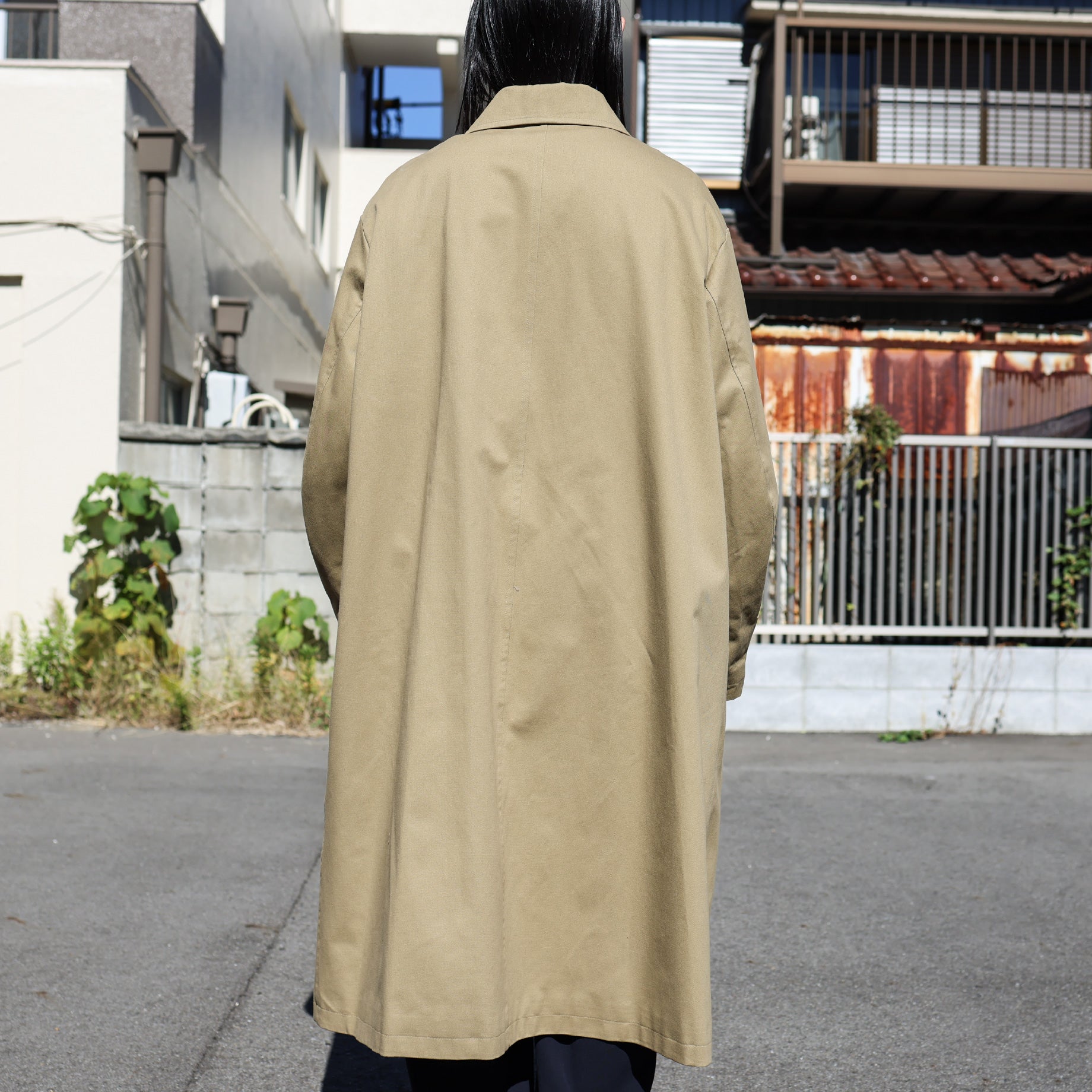 CHINO BALMACAAN COAT(BEIGE)