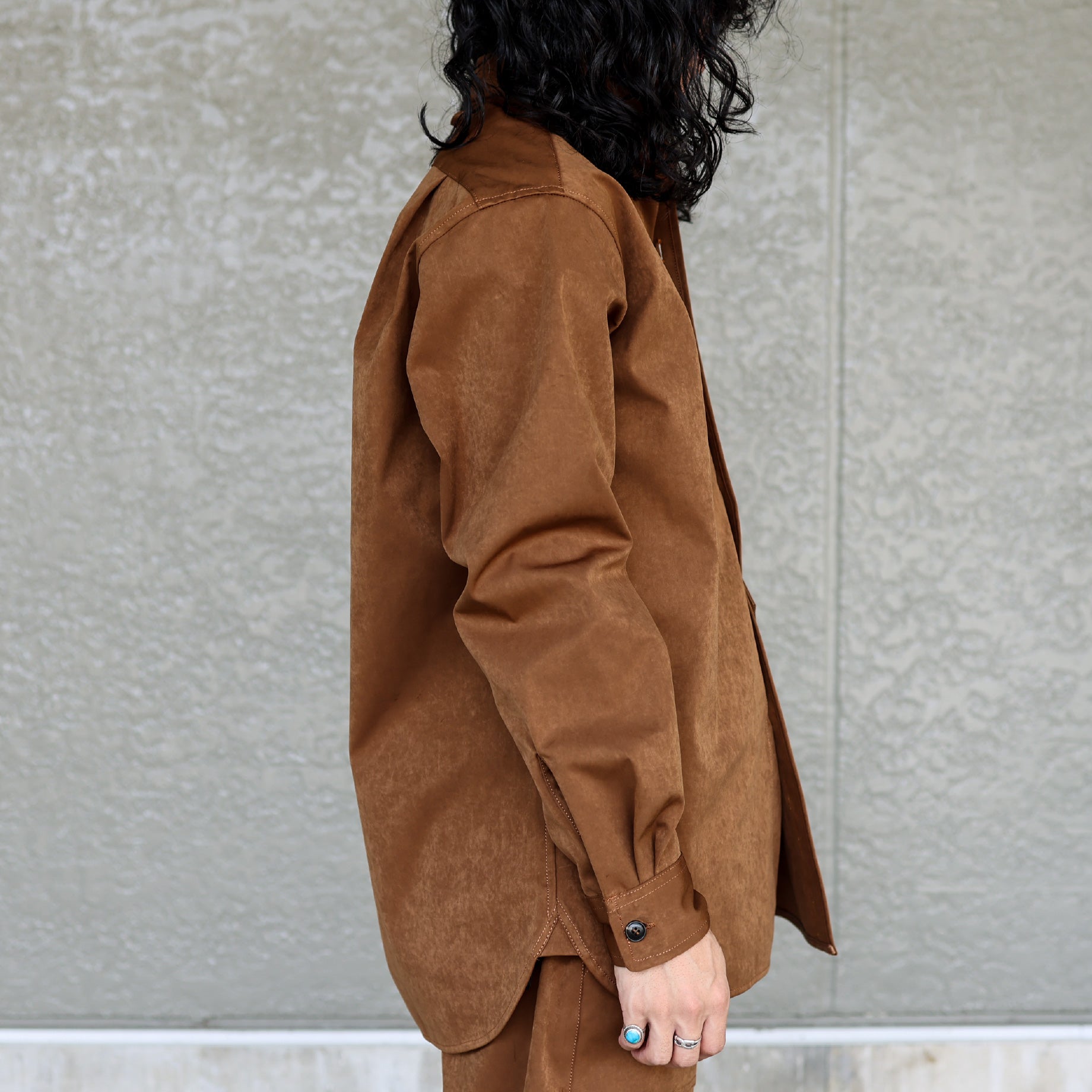 PAJAMA SHIRT(BROWN)