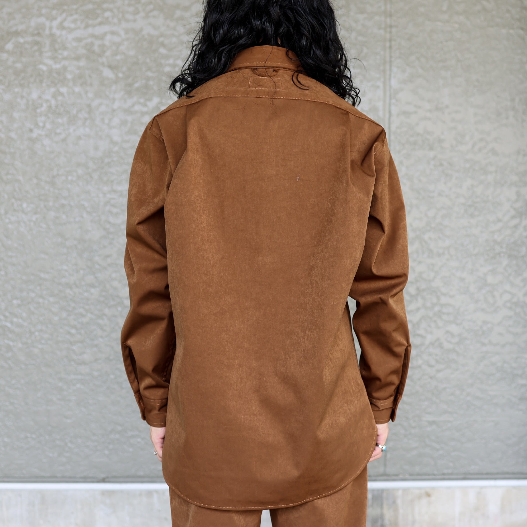 PAJAMA SHIRT(BROWN)