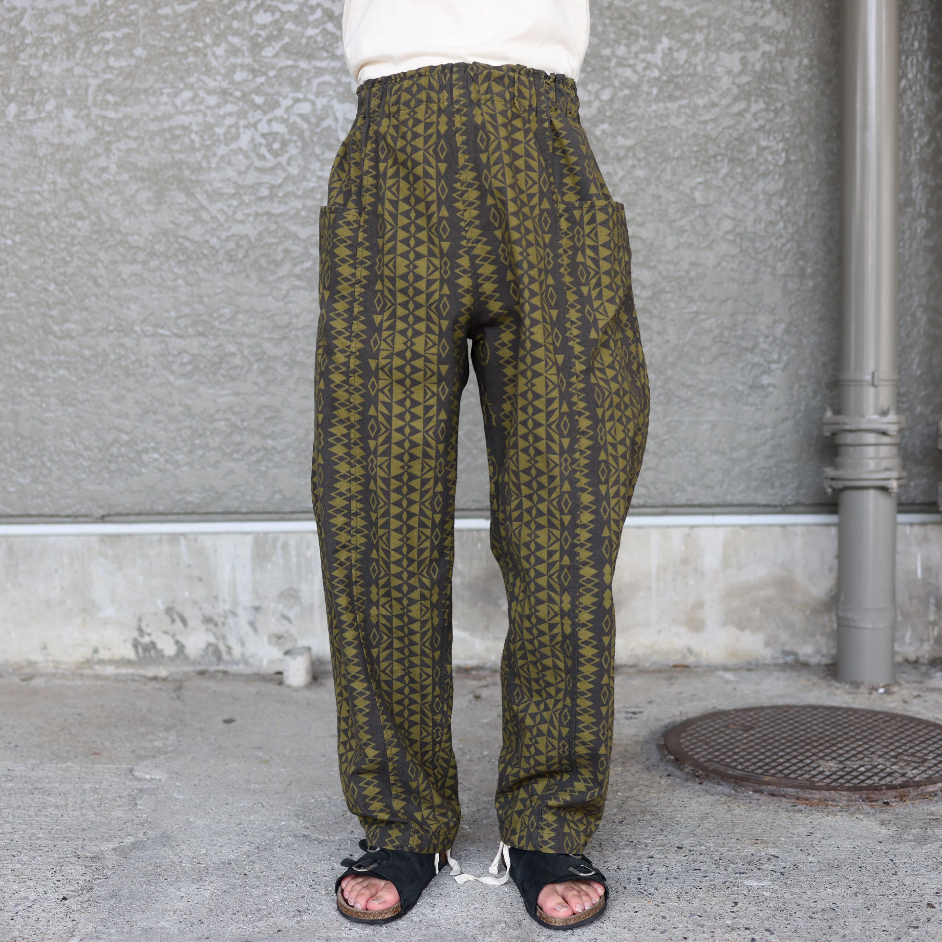 ARMY STRING PANT - FLANNEL PT.(SKULL&TARGET)