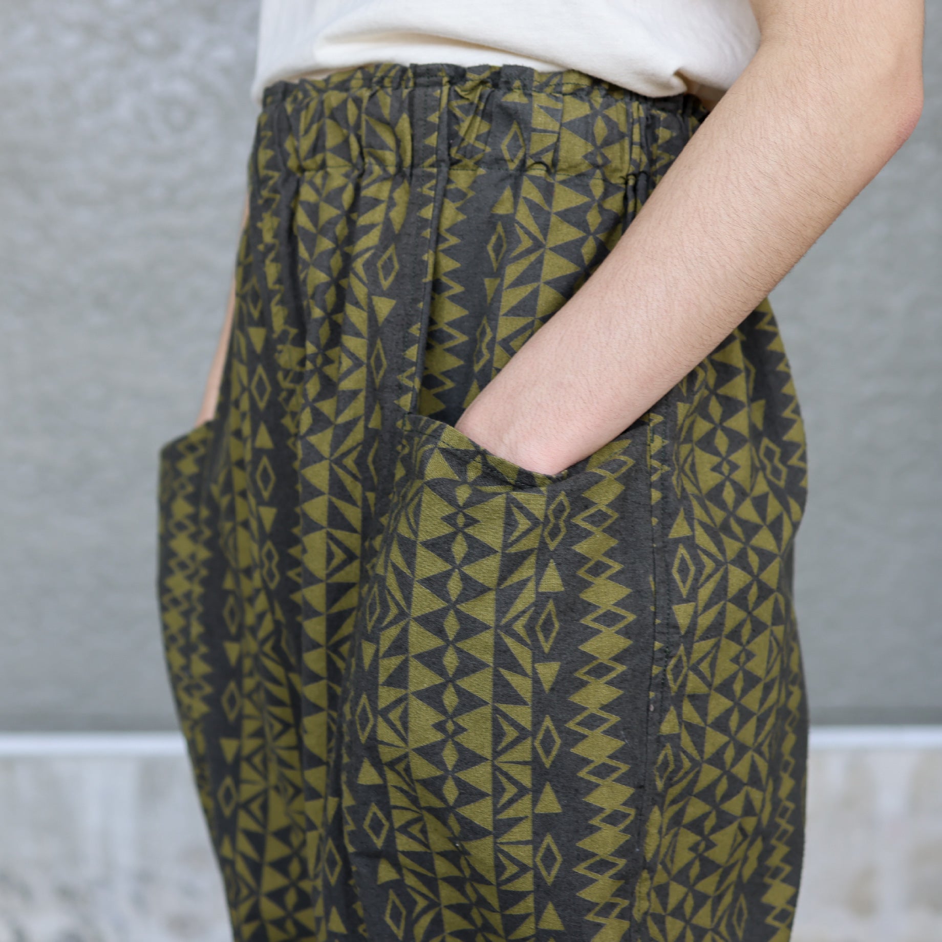ARMY STRING PANT - FLANNEL PT.(SKULL&TARGET)