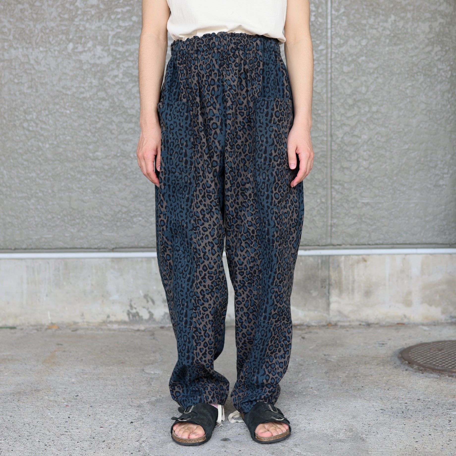 ARMY STRING PANT - FLANNEL PT.(LEOPARD)