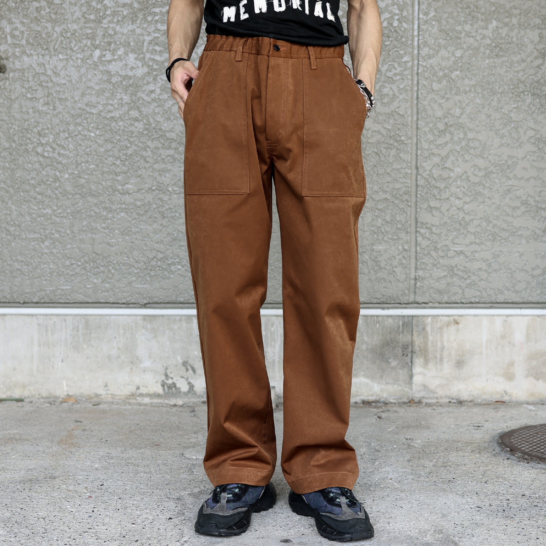 PAJAMA PANTS(BROWN)