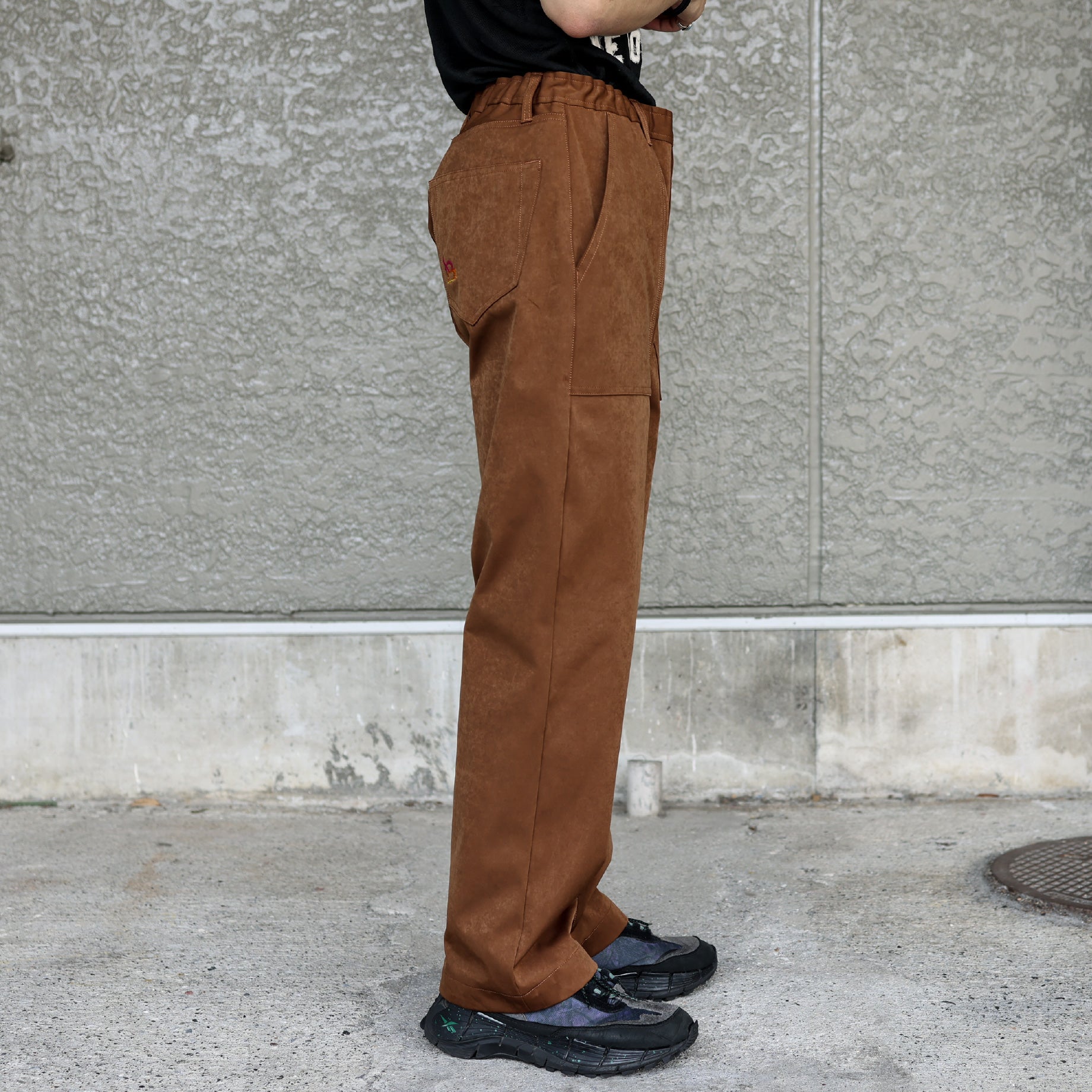 PAJAMA PANTS(BROWN)
