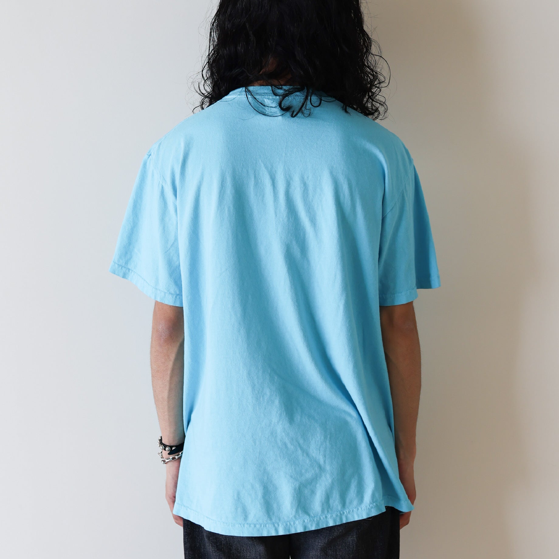 COLLAGE T-SHIRT(L BLUE)