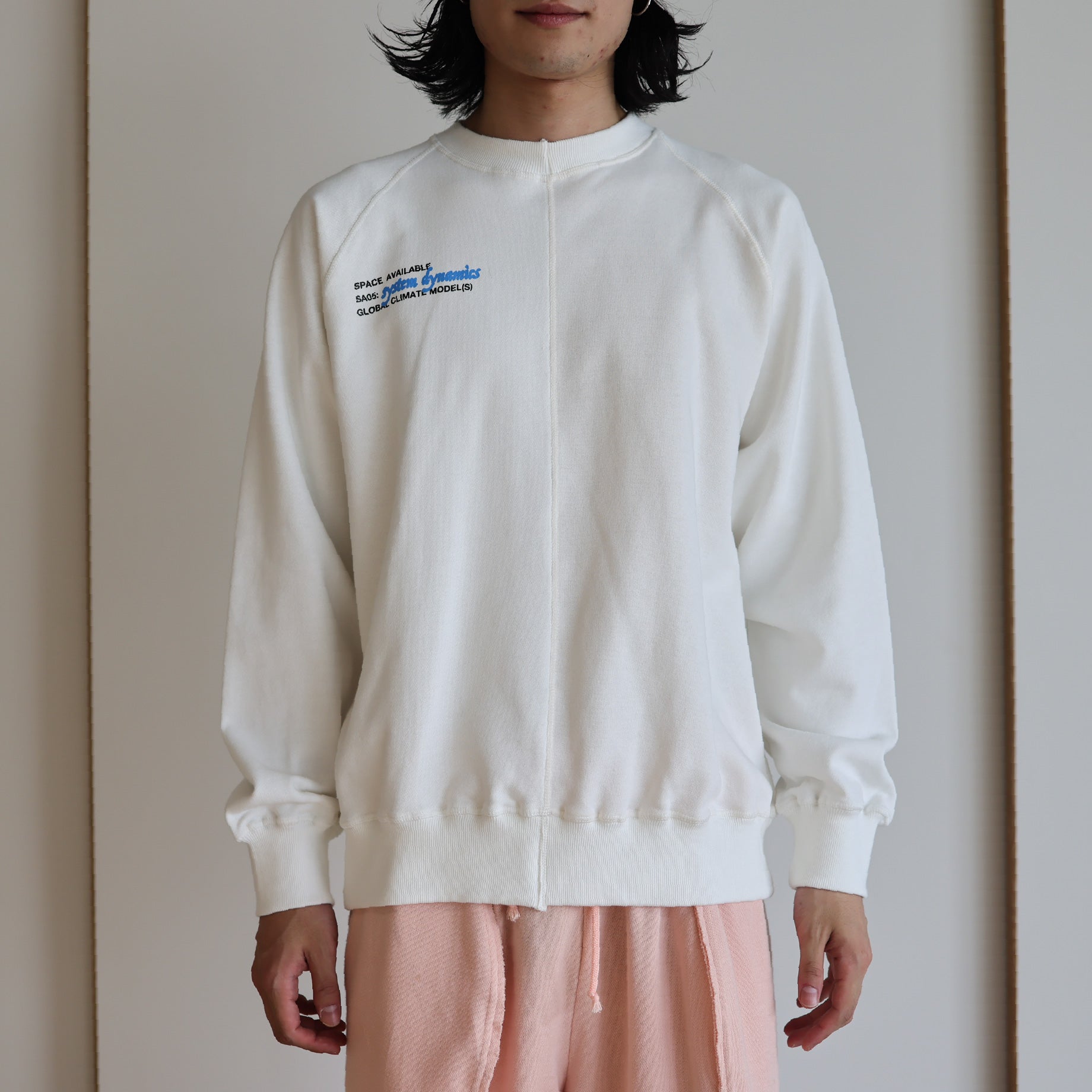 SYSTEM DYNAMICS CREW SWEAT(OFF WHITE)