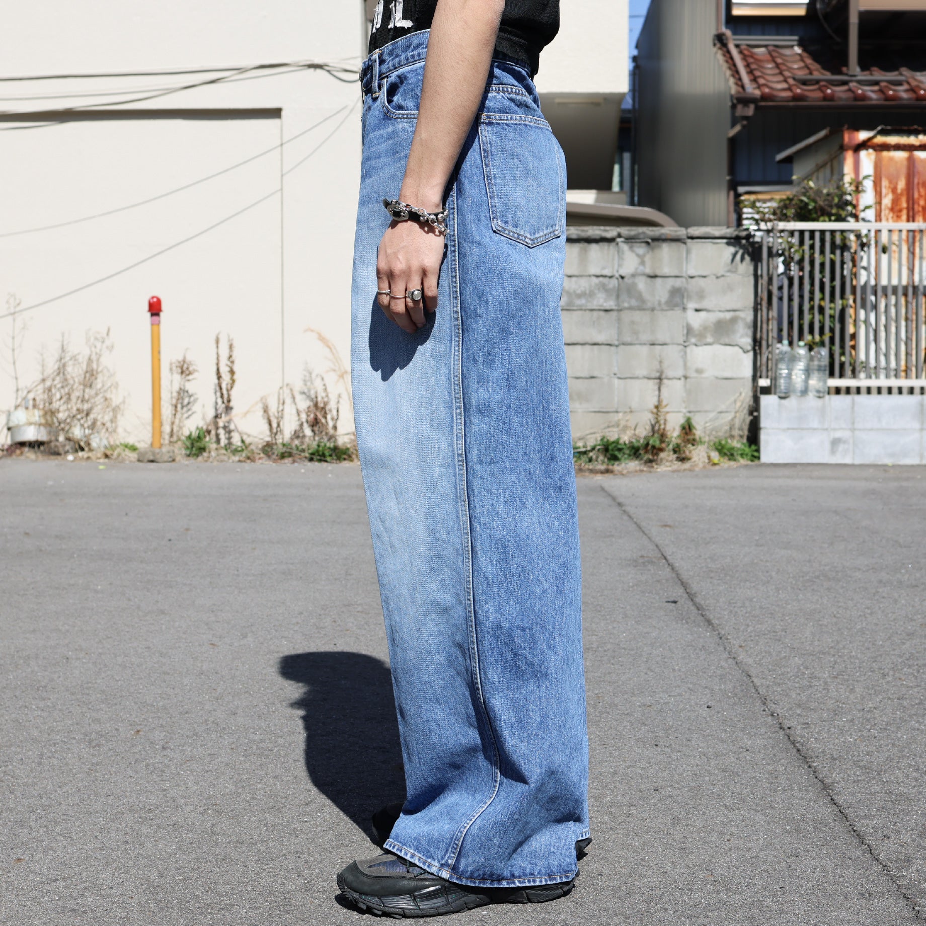 “MASUBOYS” BAGGY JEANS KEYHOLDER(FADED INDIGO)