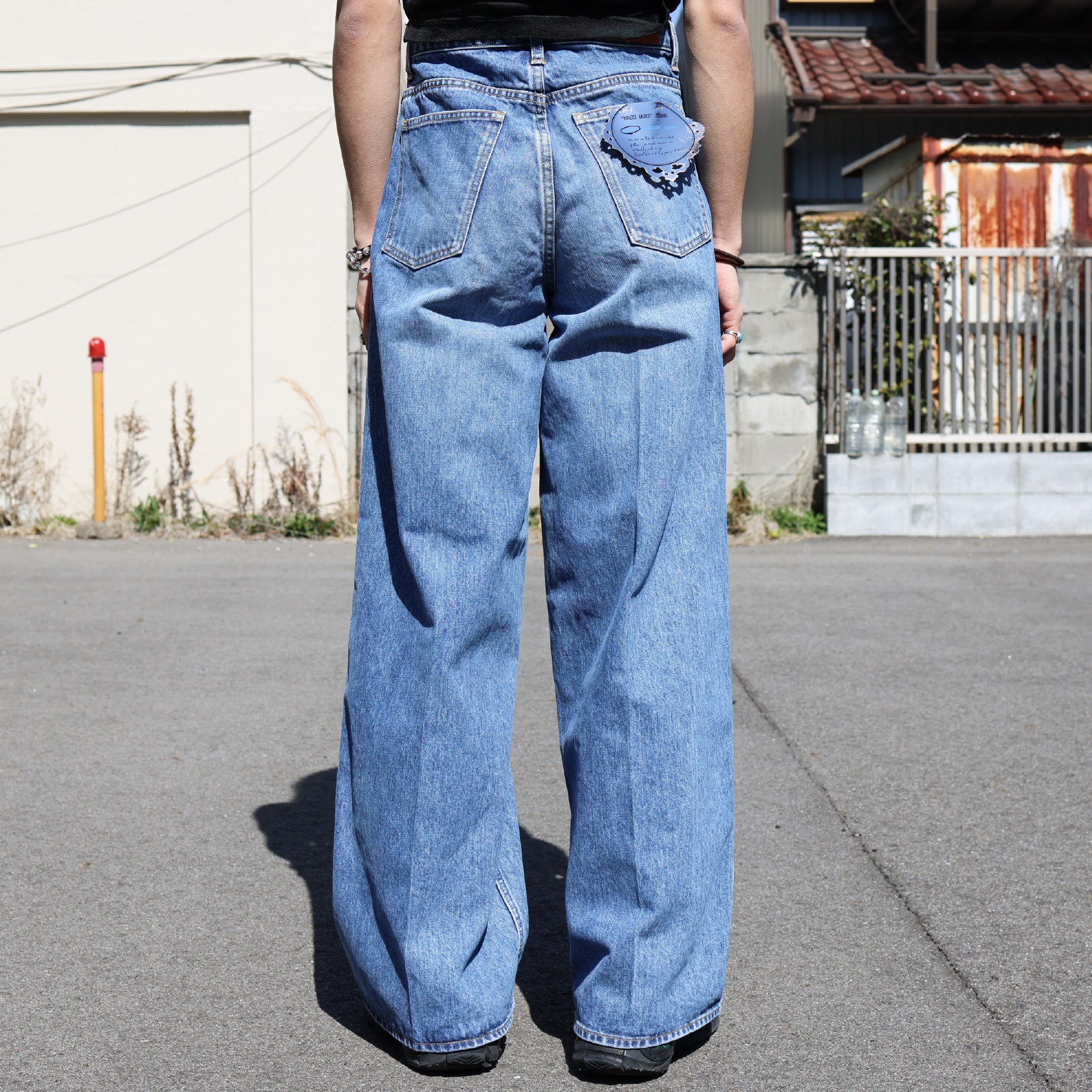 “MASUBOYS” BAGGY JEANS KEYHOLDER(FADED INDIGO)