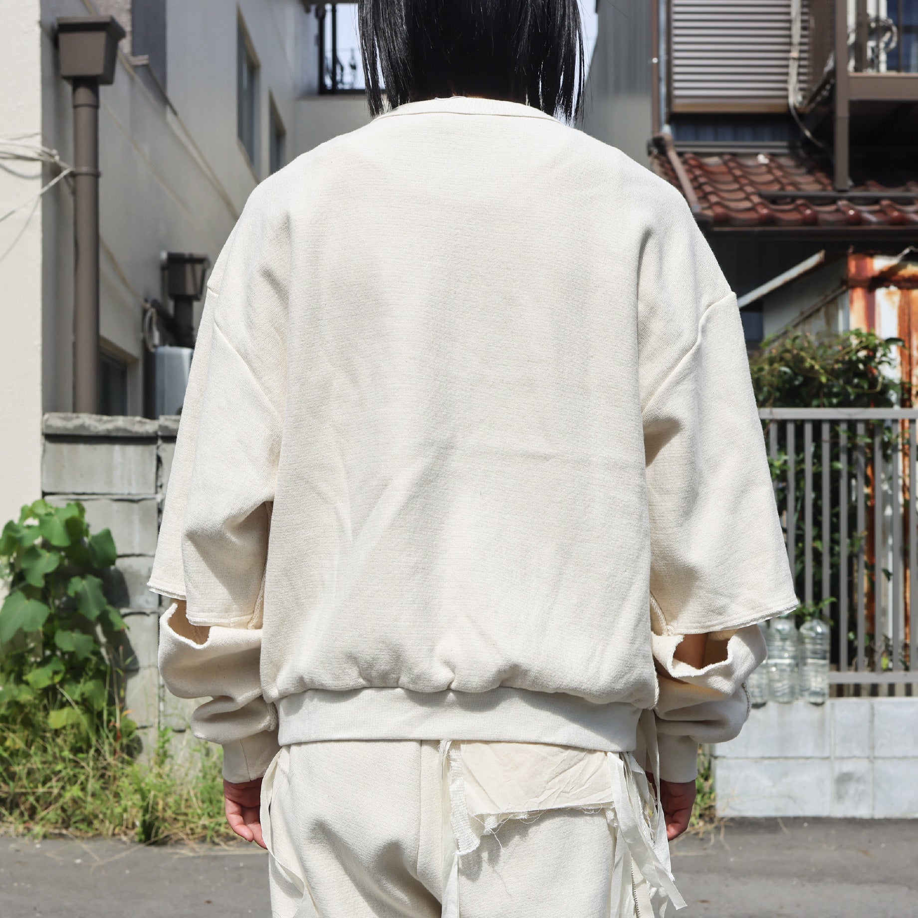FULL ZIP SWEAT(IVORY)