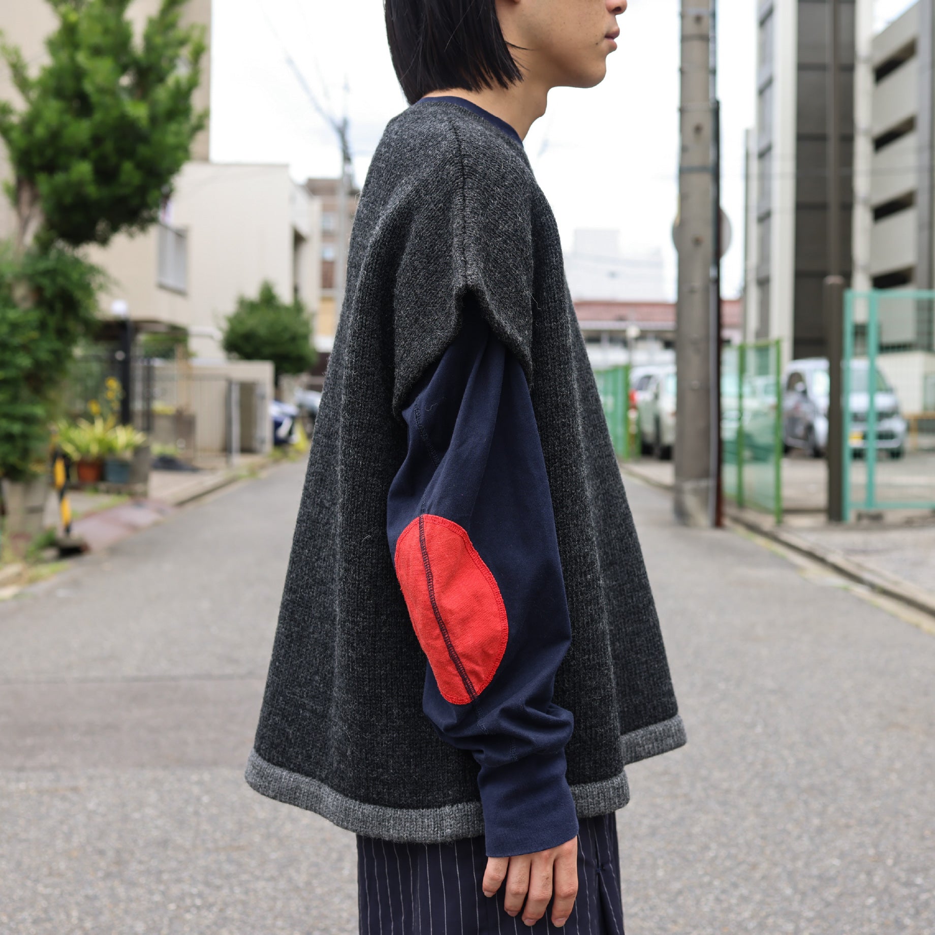 TEE VEST(C .GRAY)