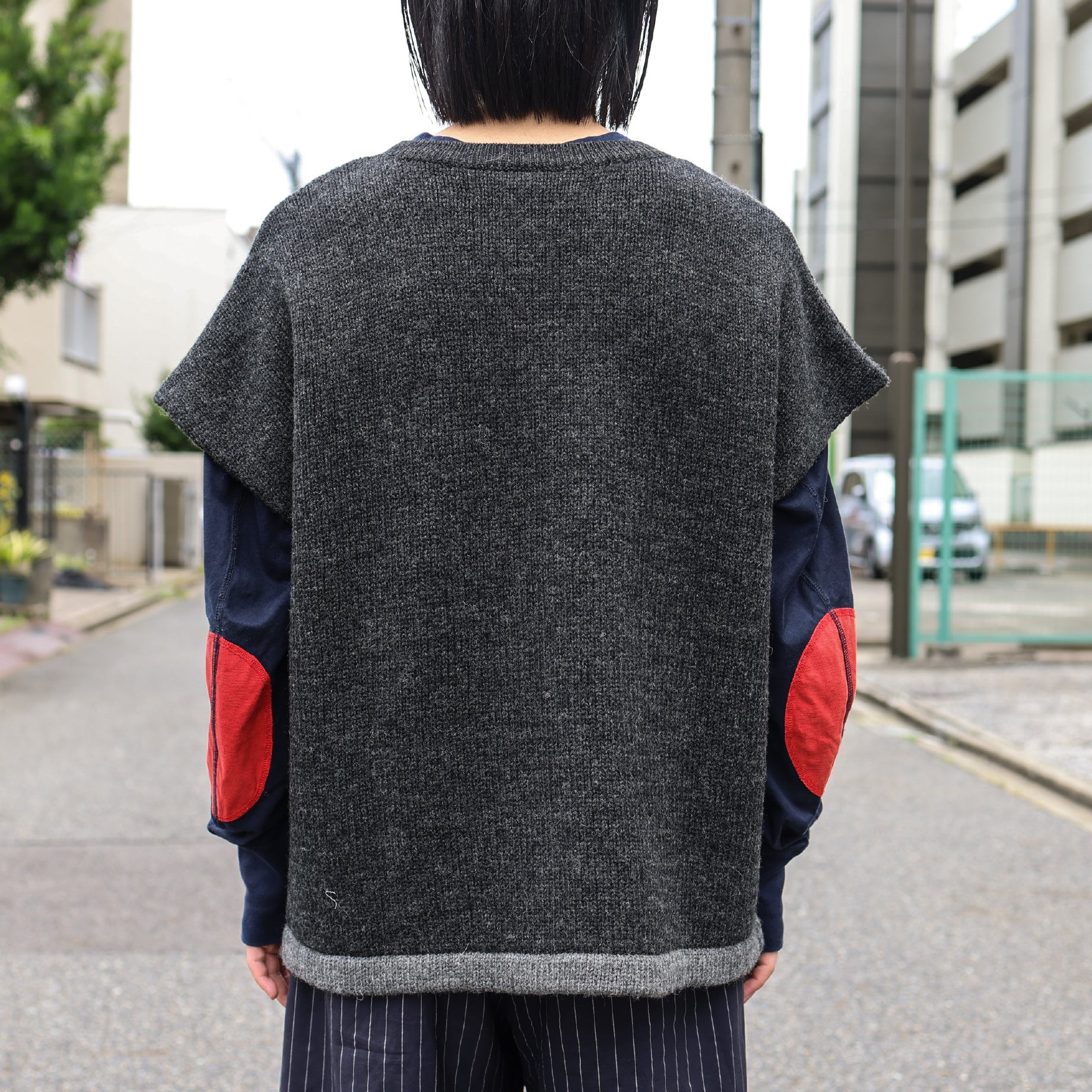 TEE VEST(C .GRAY)