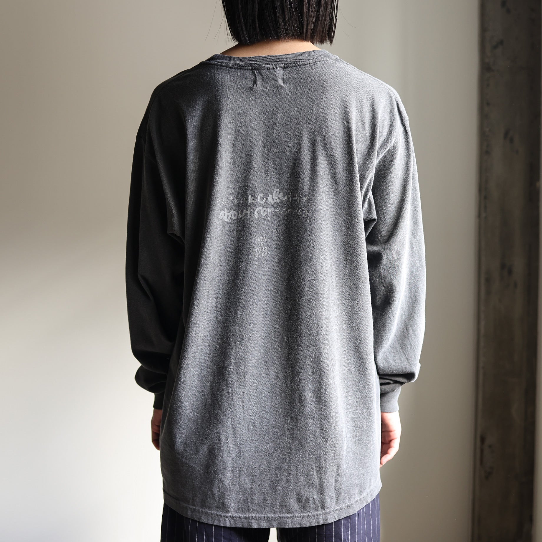 REFLECT #02 LS TEE(BLACK)